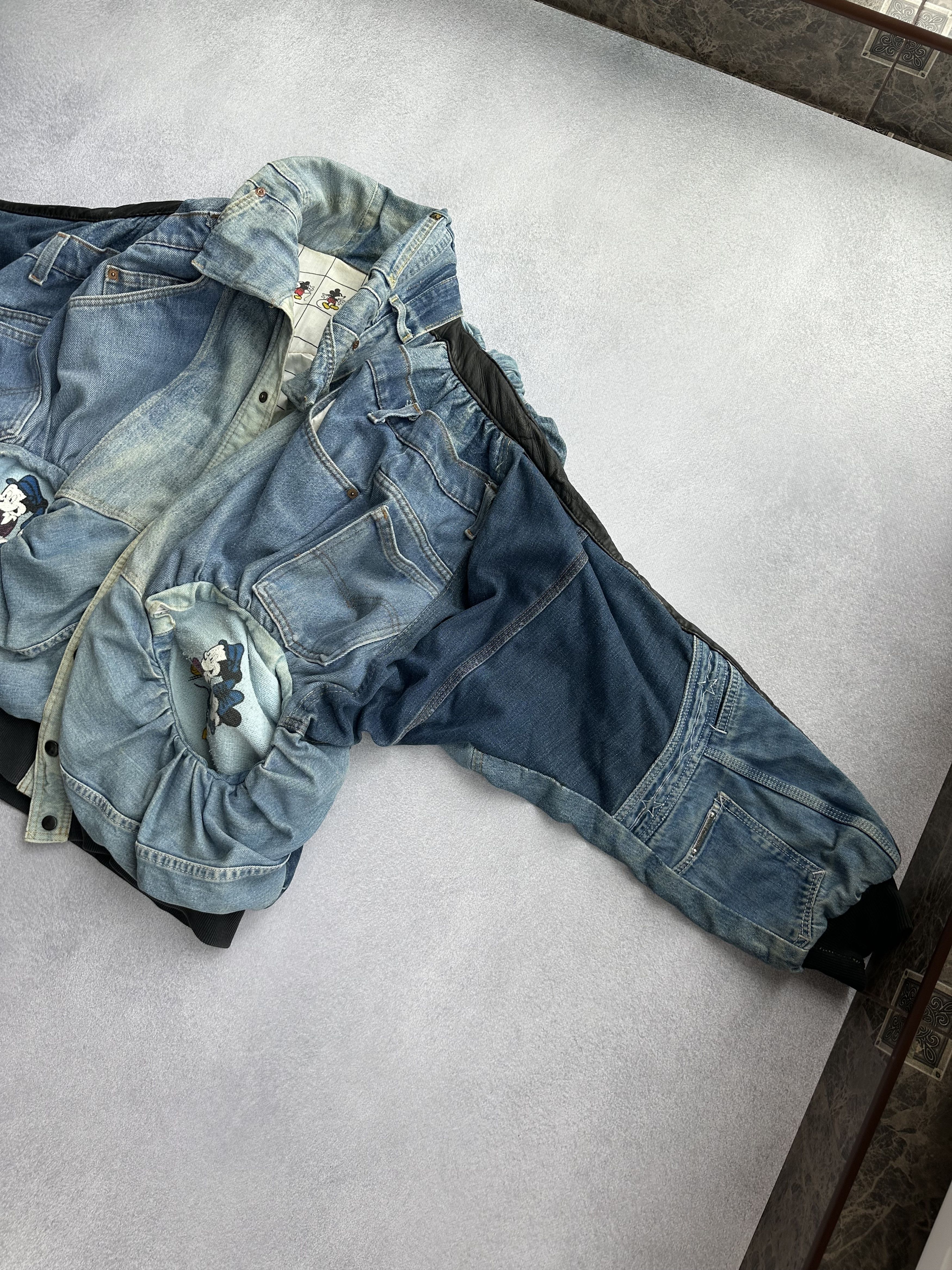 Disney × Undercover Disney DonaldDuck 90s PatchWork Levi’s Denim Handmade Jacket Size US L / EU 52-54 / 3 - 14 Thumbnail