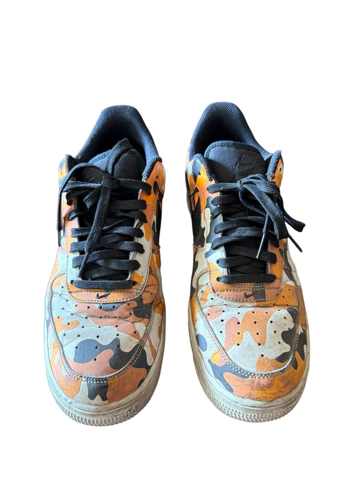 Nike Nike Air Force 1 Orange Camo Size 10 Size US 10 / EU 43 - 2 Thumbnail