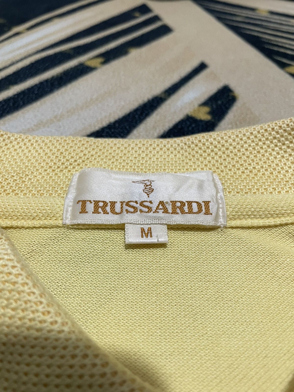 Trussardi × Vintage Vintage Polo Shirt Trussardi Size US M / EU 48-50 / 2 - 4 Thumbnail