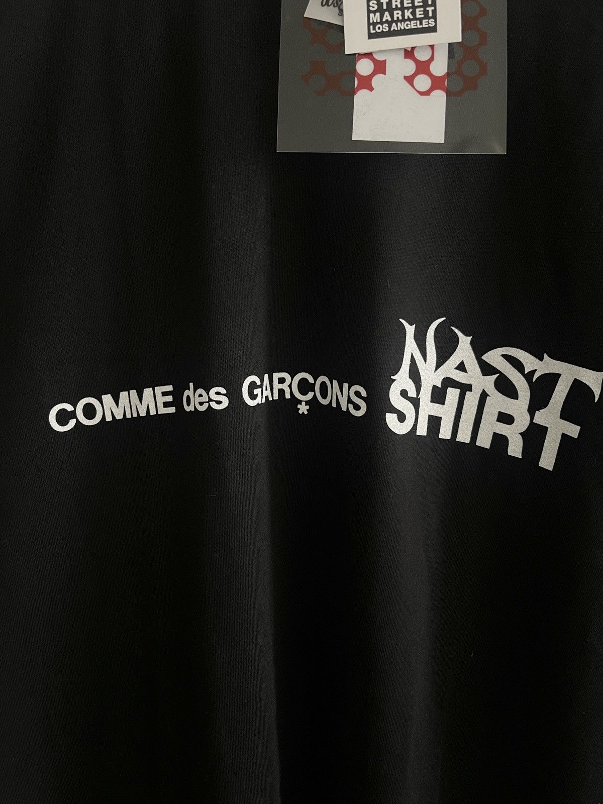 CDG by Comme des Garcons UNRELEASED! Comme Des Garçons Shirt x ASAP NAST Logo Tee (L) Size US L / EU 52-54 / 3 - 3 Thumbnail