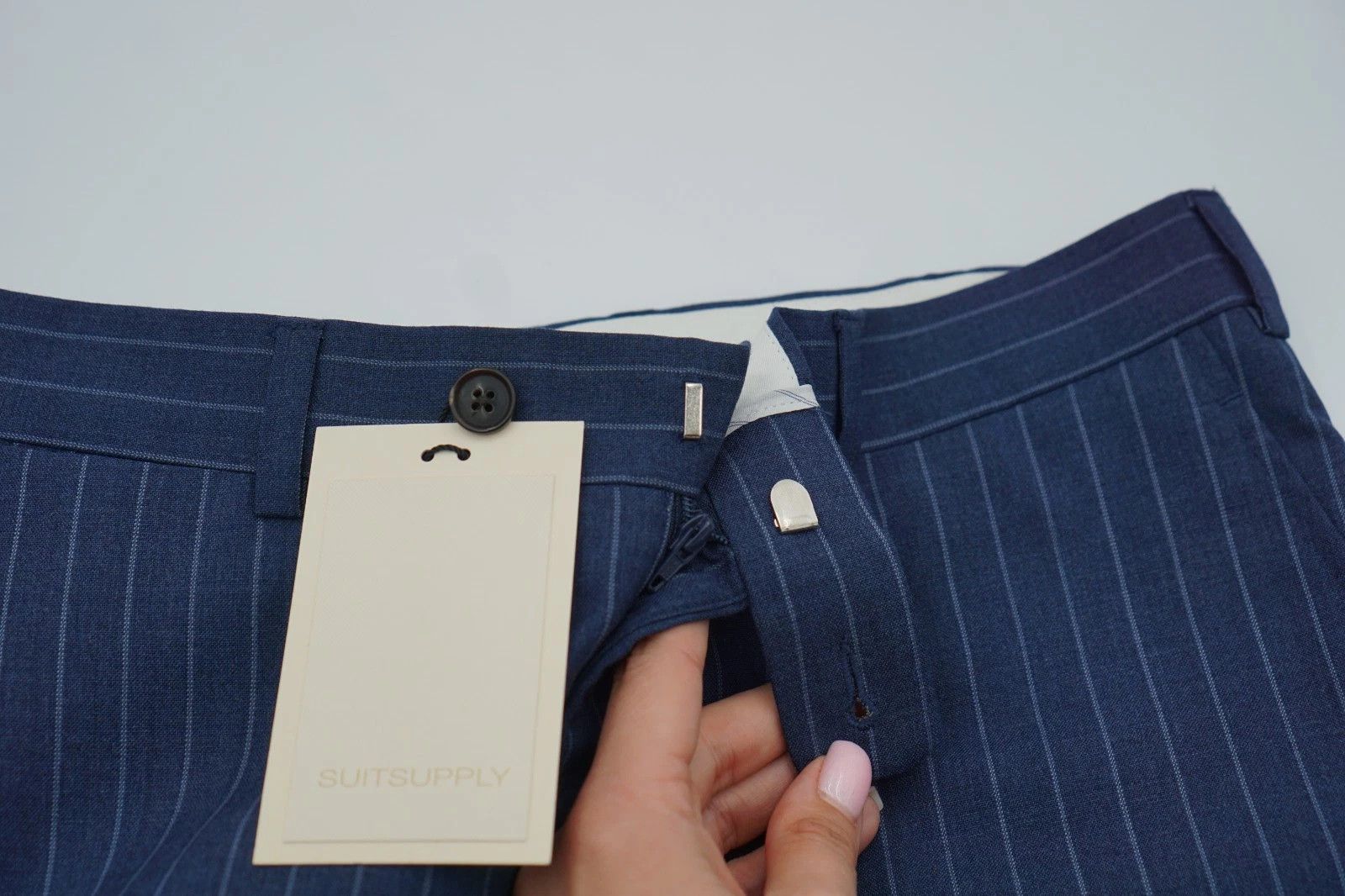 Suitsupply Men Suitsupply Pants Navy Blue Wool Sienna Size UK/US38 Size 38R - 3 Thumbnail