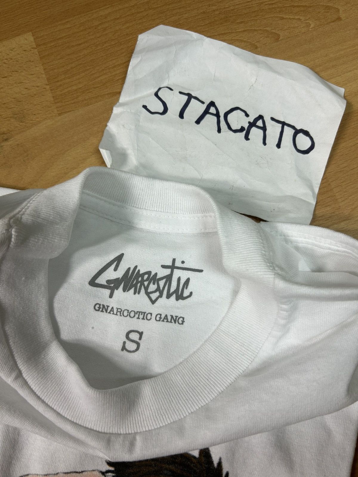 Gnarcotic × Japanese Brand Gnarcotic Lil Gnar Death Note Light Yagami Tee White Size US S / EU 44-46 / 1 - 4 Thumbnail