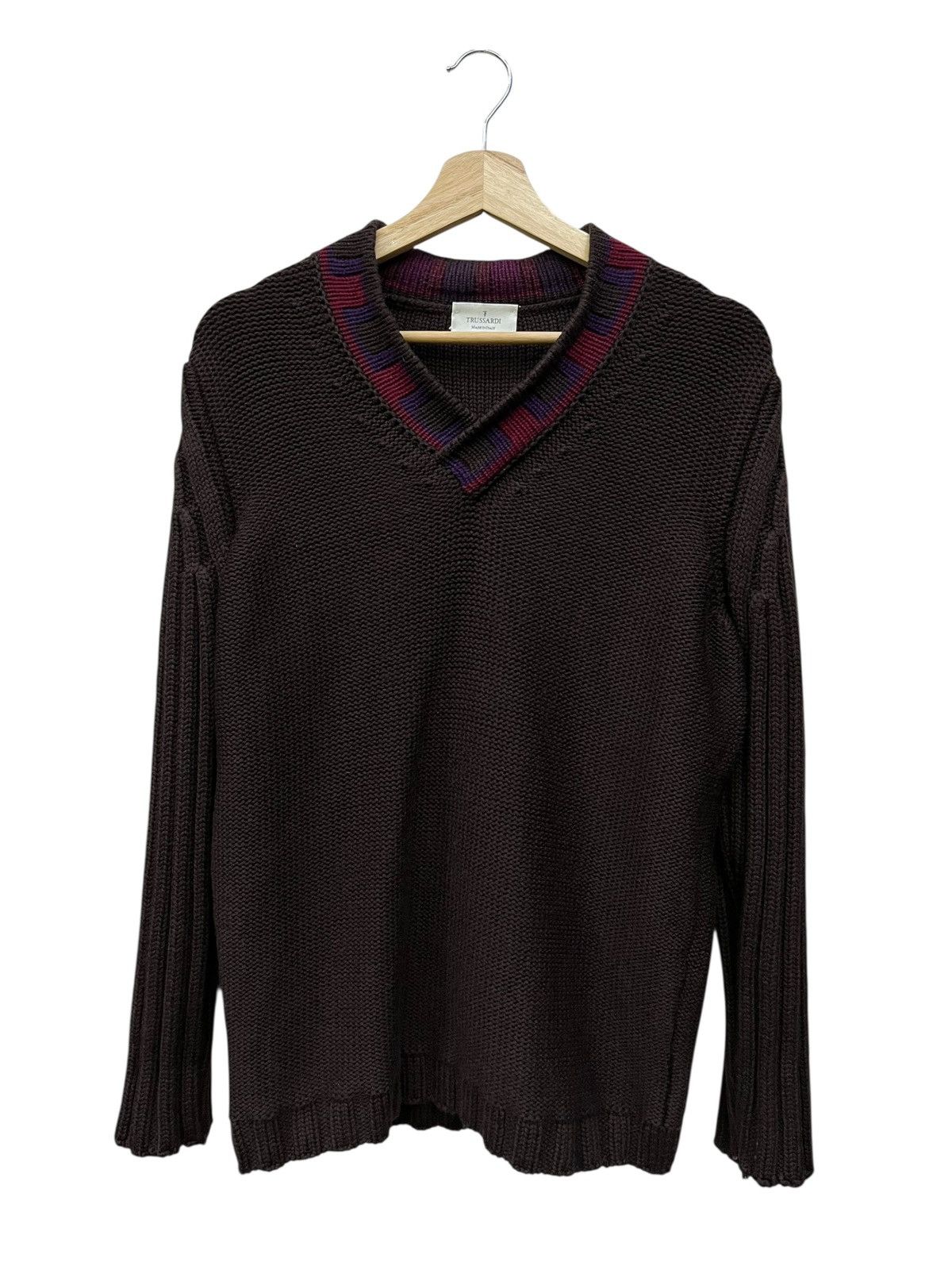 Trussardi 🔥Vintage TRUSSARDI Kachina Knit Sweater Italy Rare🔥 Size US M / EU 48-50 / 2 - 4 Thumbnail