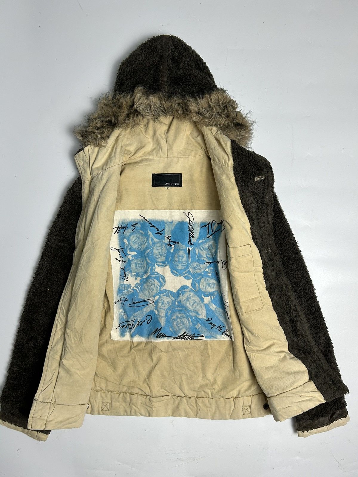 Avirex AVIREX FAUX FUR HOODIE FLEECE JACKET Size US S / EU 44-46 / 1 - 1 Thumbnail