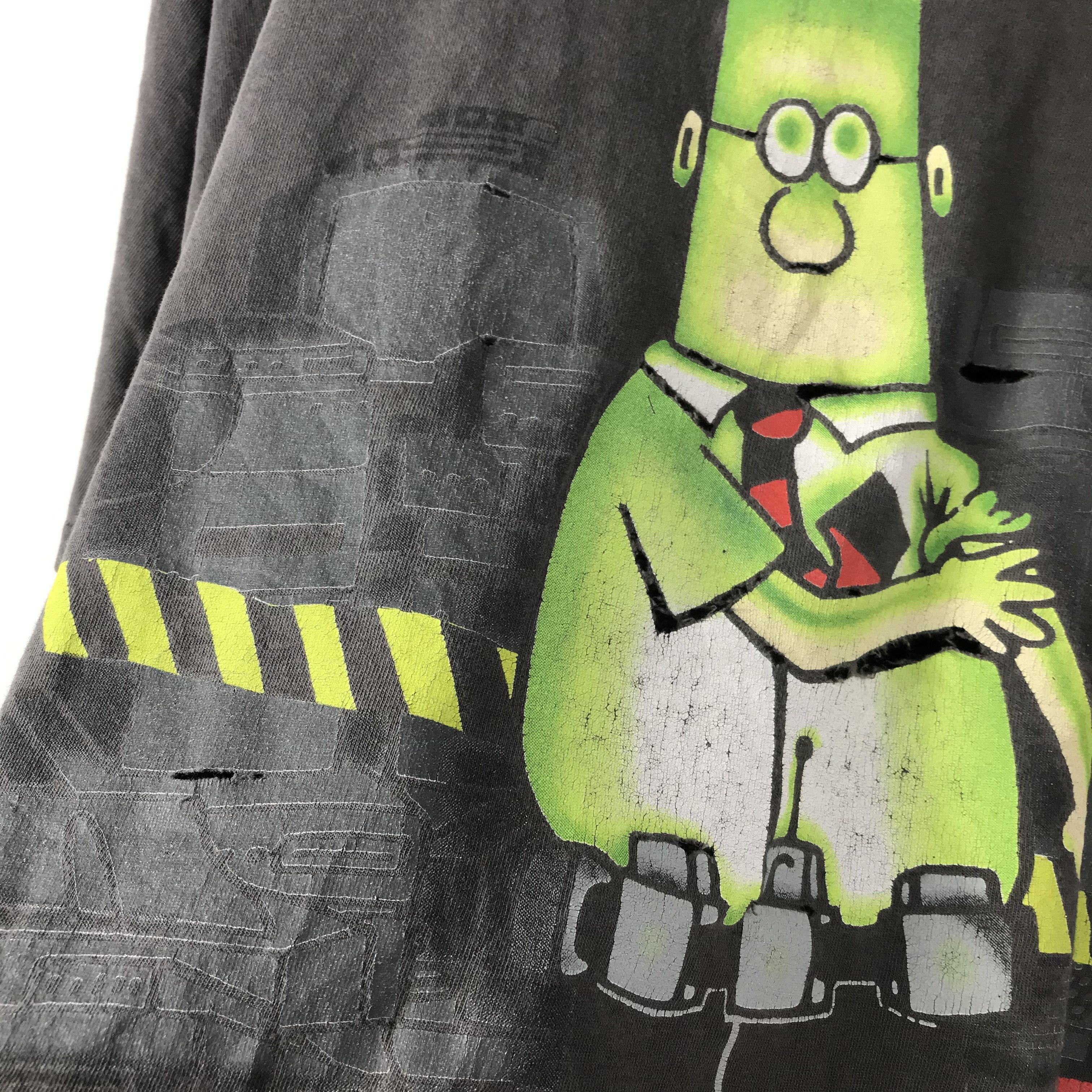 Cartoon Network vintage thrashed 90s Dilbert Software The Network Is Down Size US XL / EU 56 / 4 - 6 Thumbnail