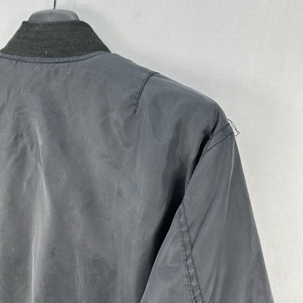 Japanese Brand Vibtage 90's Bomber Jacket Reversible Thrashed Distressed Size US M / EU 48-50 / 2 - 5 Thumbnail