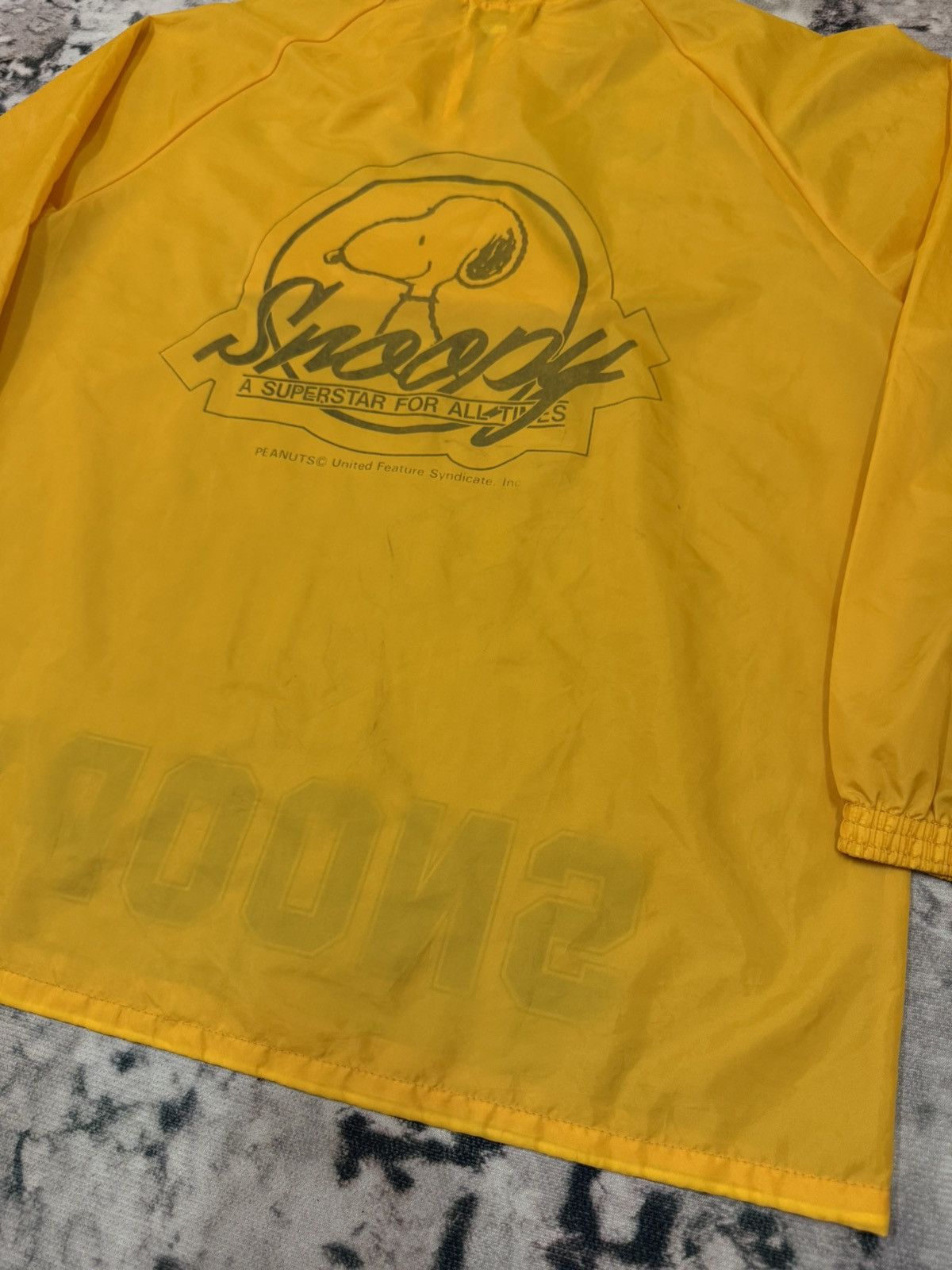 Peanuts Vintage Peanuts Snoopy Anorak Winbdreaker Jacket Size US L / EU 52-54 / 3 - 15 Thumbnail