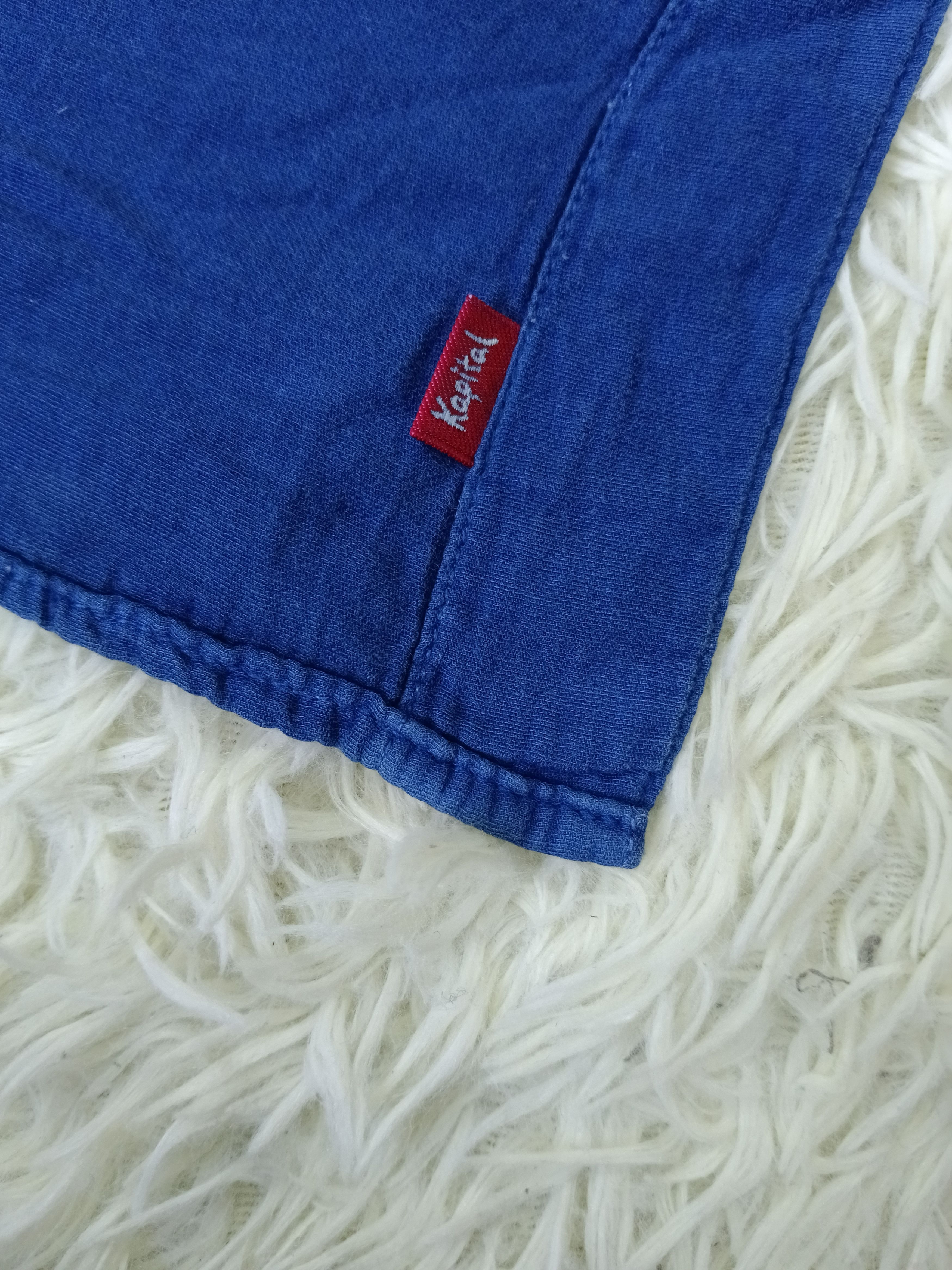 Kapital KAPITAL BLUE INDIGO BUTTON UP Size US S / EU 44-46 / 1 - 7 Thumbnail
