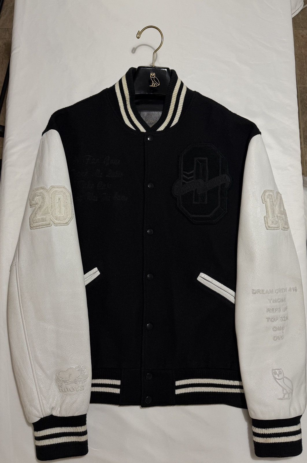 Drake OVO OCTOBER'S VERY OWN X ROOTS VARSITY JACKET 2014 Size US XXL / EU 58 / 5 - 4 Thumbnail