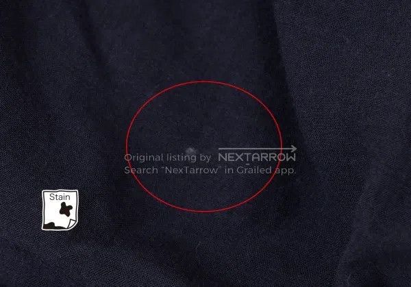 Comme des Garcons Comme Des Garcons size S Navy Blue Vintage Knot Design Hal Size 22" - 7 Thumbnail