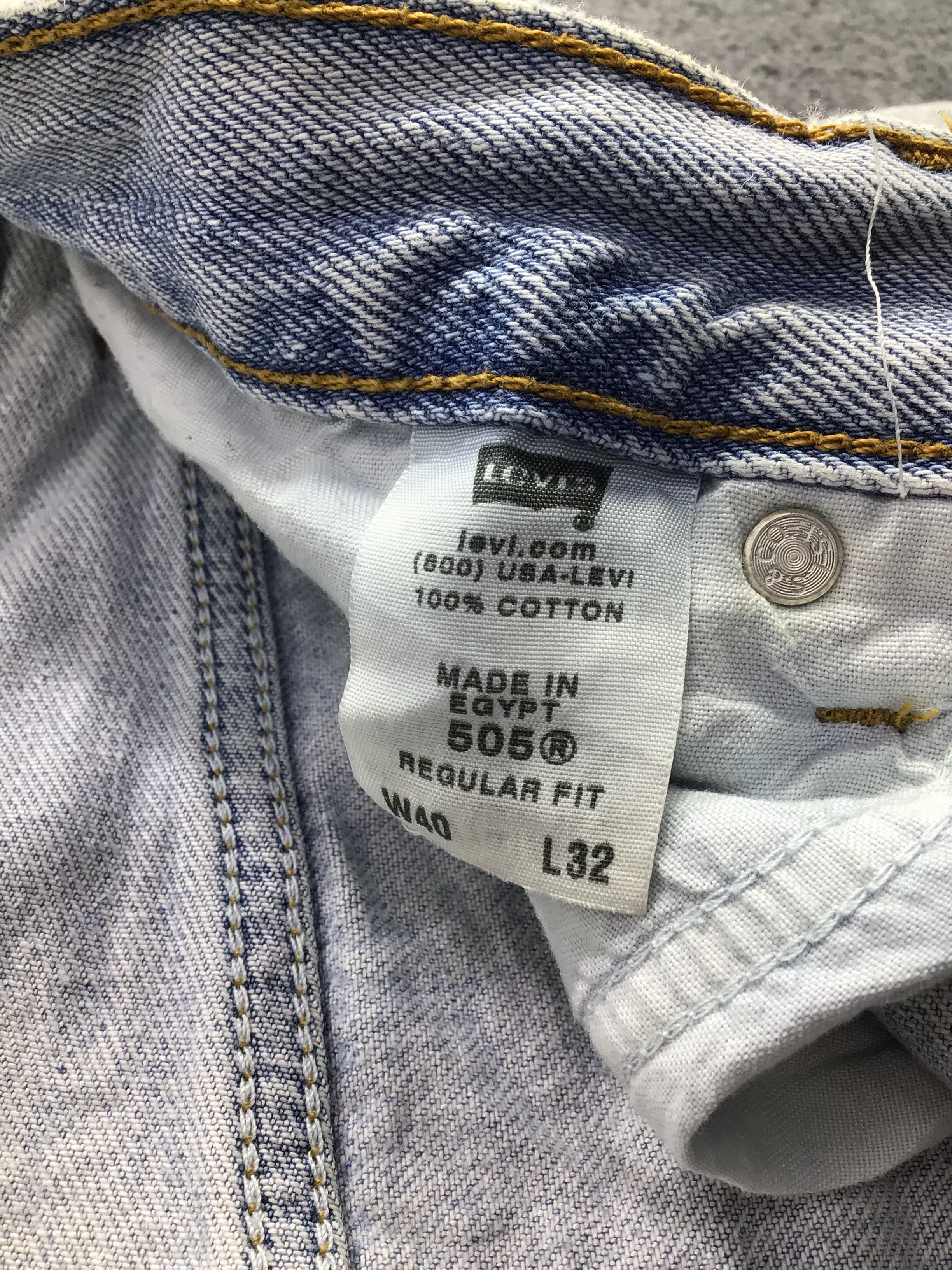 Levi's Vintage Levis 505 Jeans -J849 Size US 38 / EU 54 - 10 Thumbnail