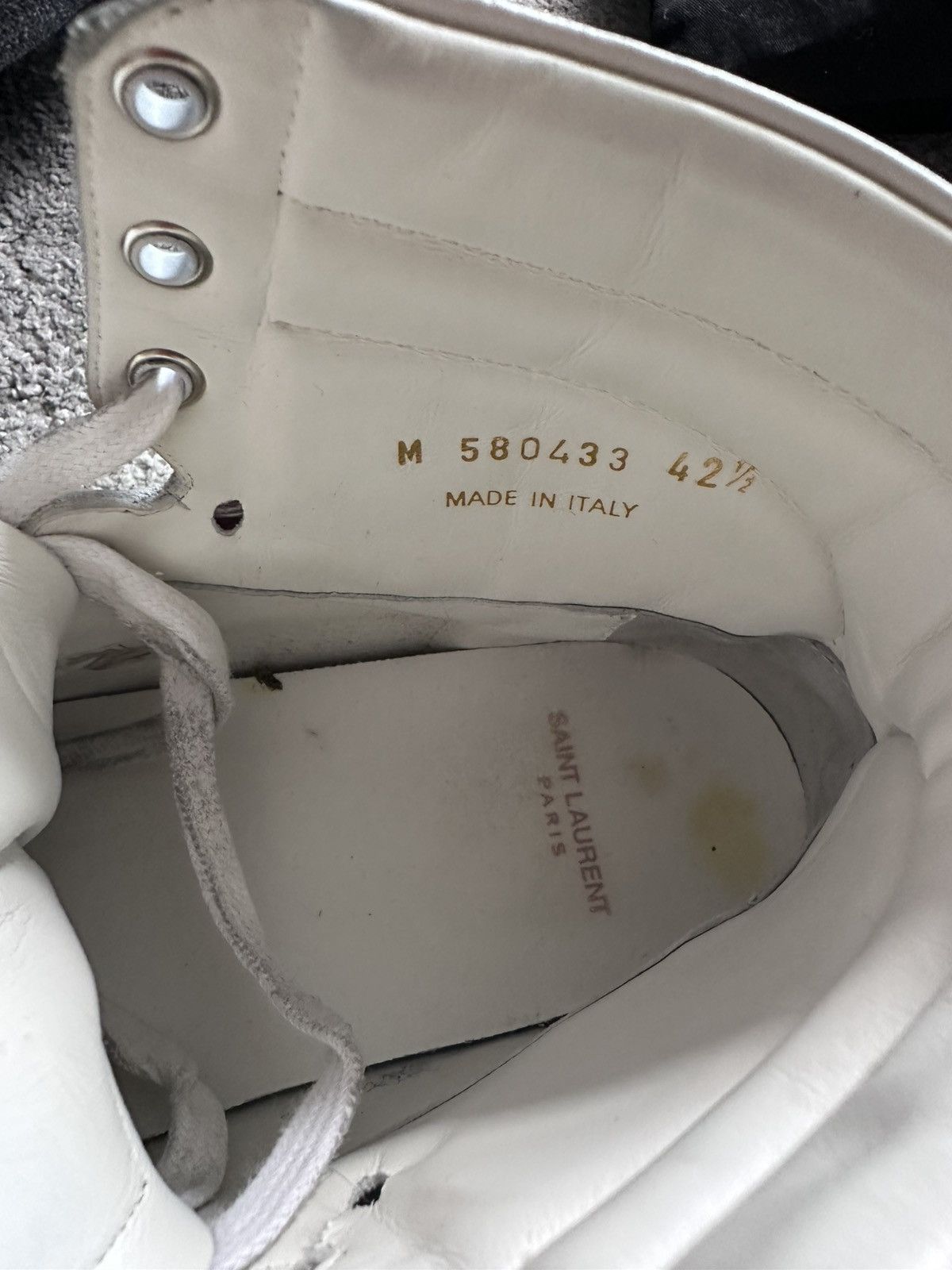 Saint Laurent Paris Saint Laurent SL/10H Hi top Size US 9.5 / EU 42-43 - 8 Thumbnail