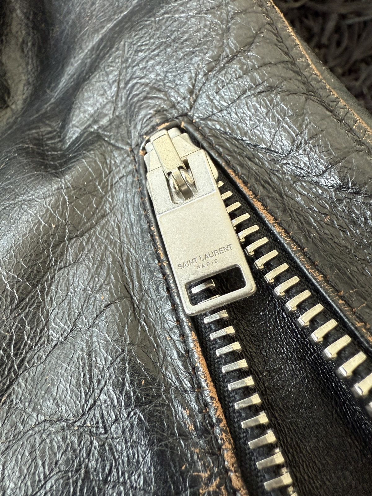 Saint Laurent Paris Saint Laurent Leather Jacket Size US L / EU 52-54 / 3 - 6 Thumbnail