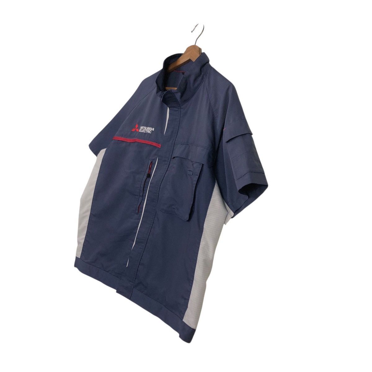 Japanese Brand 📌Vintage Work Shirt Button Jacket Mitsubishi Eletric Size US L / EU 52-54 / 3 - 3 Thumbnail