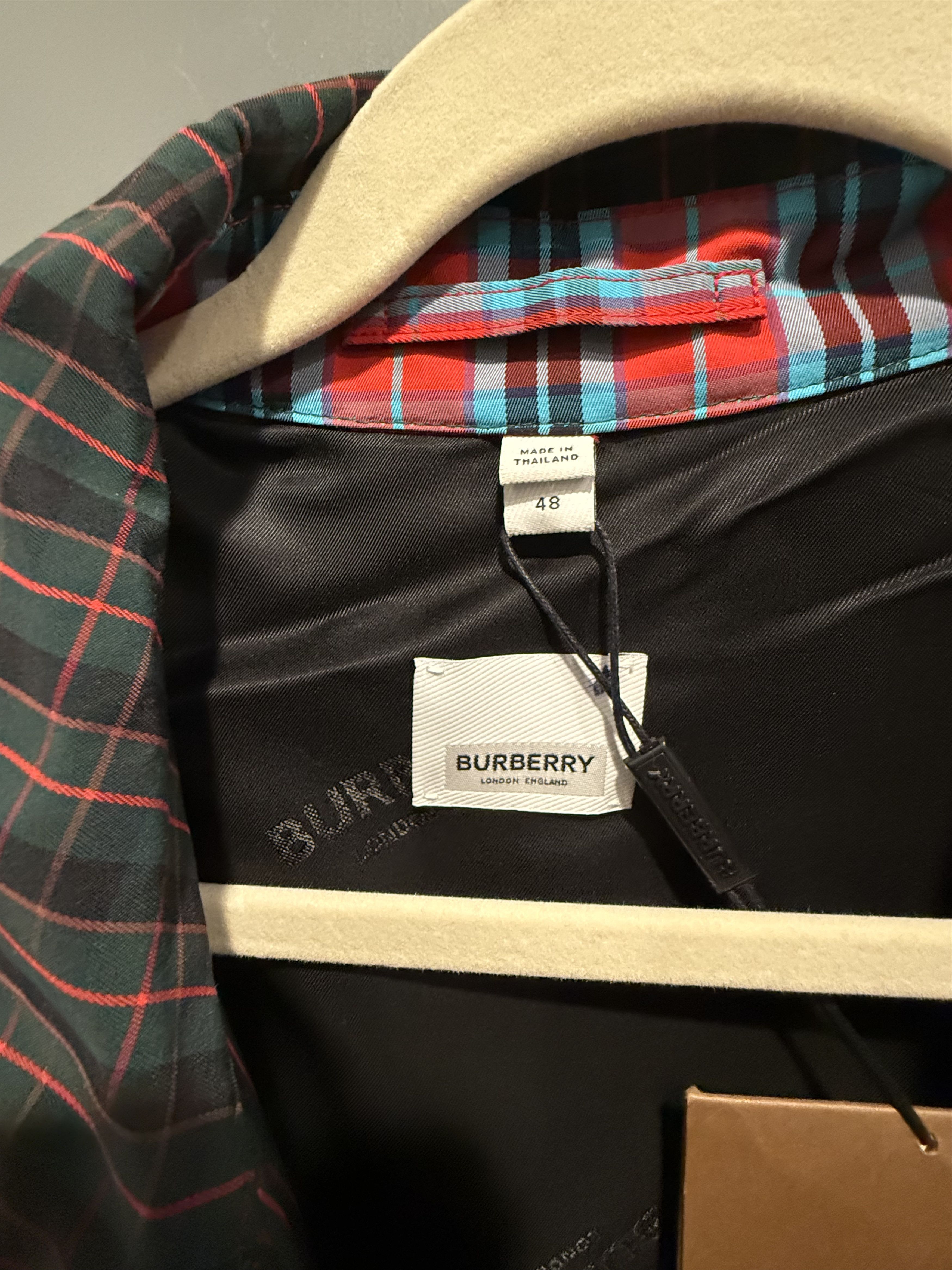 Burberry Contrast Collar Check Size US M / EU 48-50 / 2 - 5 Thumbnail