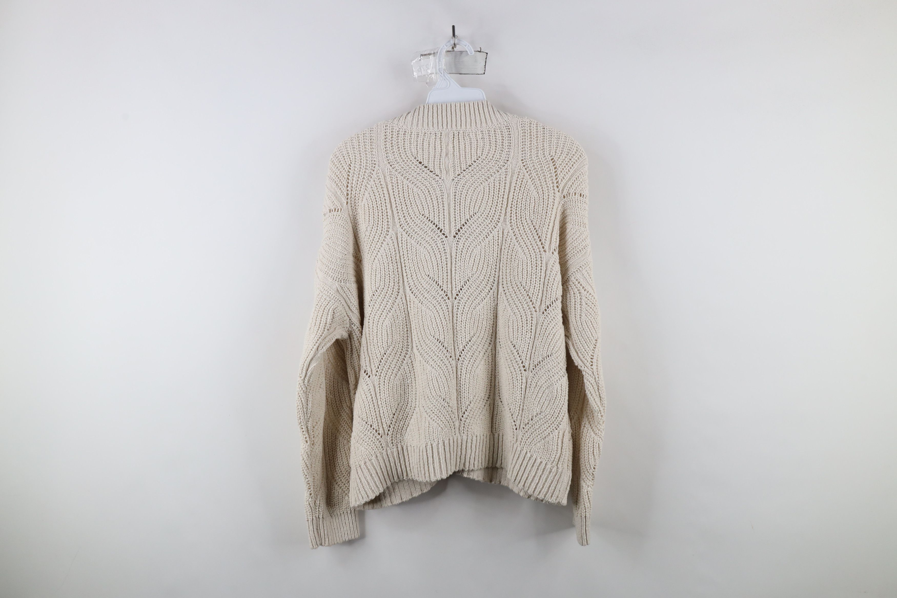 Madewell × Vintage Madewell Cotton Knit Hillview Cardigan Sweater Beige Size M / US 6-8 / IT 42-44 - 11 Thumbnail