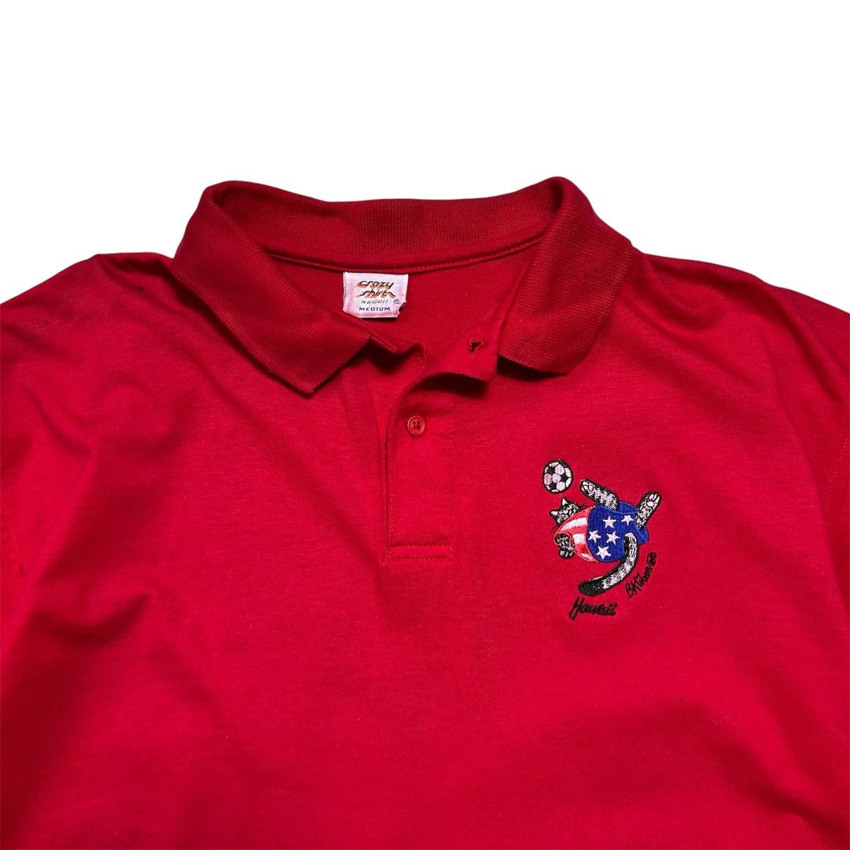 Vintage Vintage 90s Crazy Shirt Hawaii Cat Polos Size US M / EU 48-50 / 2 - 3 Thumbnail