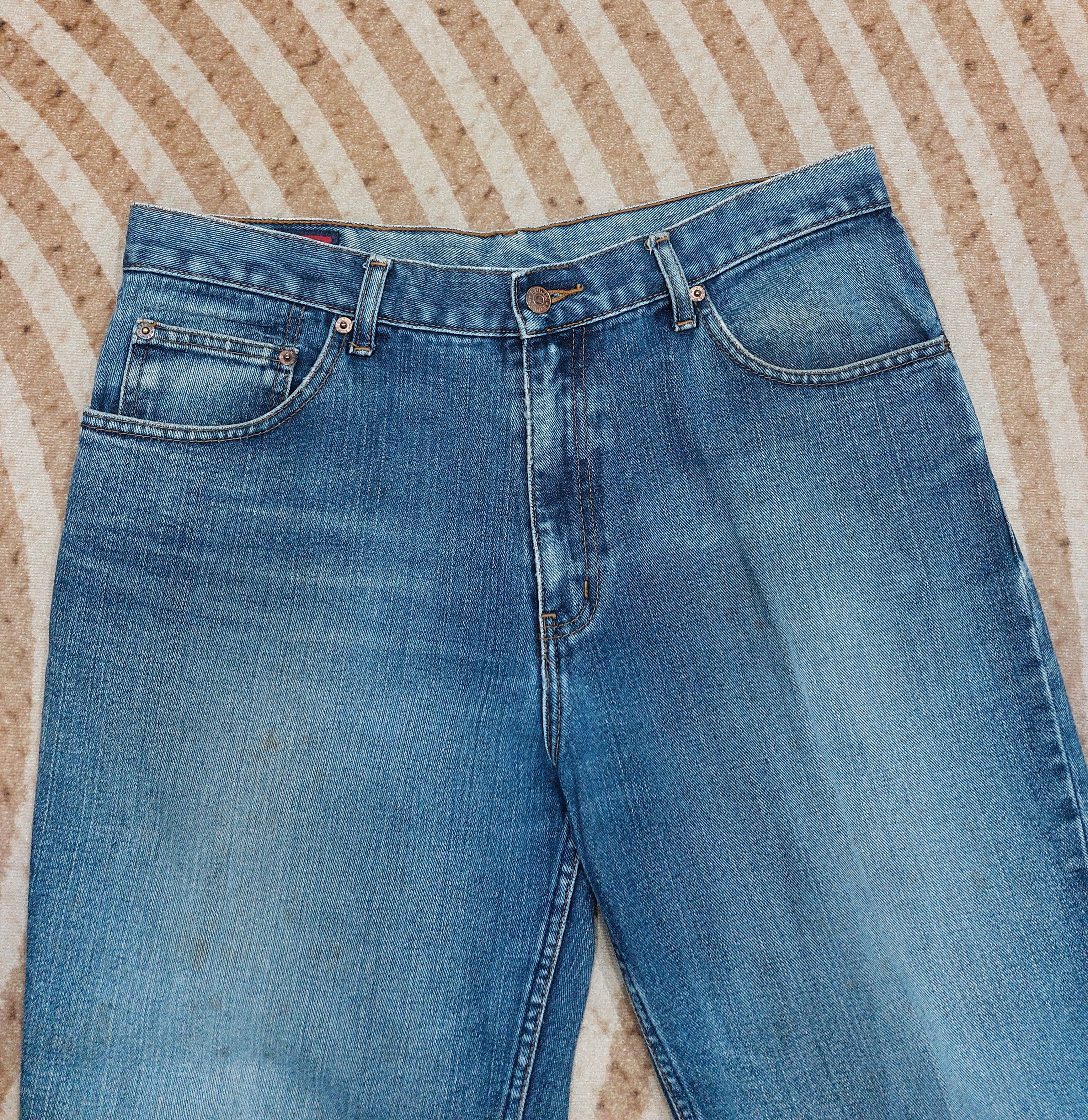 Edwin VINTAGE EDWIN 503 REGULAR DISTRESSED MUD WASH JAPANESE DENIM Size US 35 - 5 Thumbnail