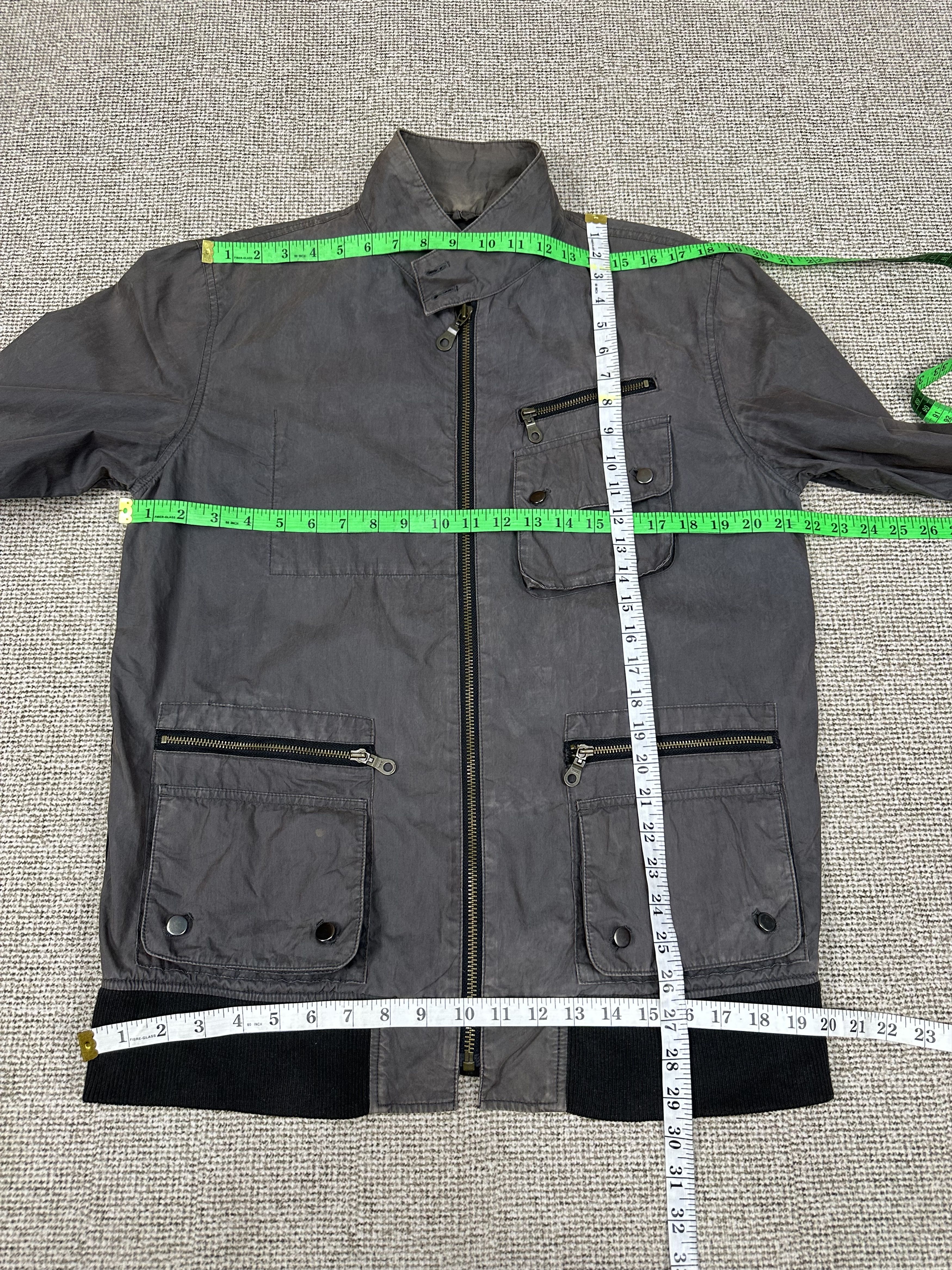 Beams Plus Beams Grey Wax Cargo Bomber Jacket Z330 Size US L / EU 52-54 / 3 - 5 Thumbnail