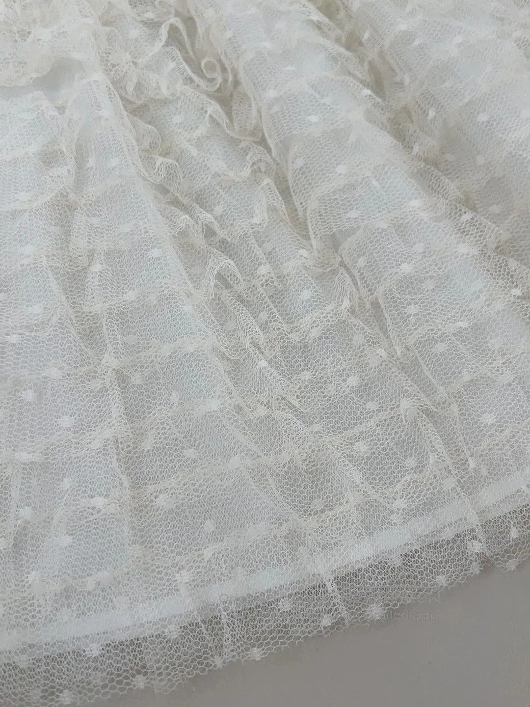 Valentino RED VALENTINO White Lace Skirt. Size US 26 / EU 42 - 2 Thumbnail