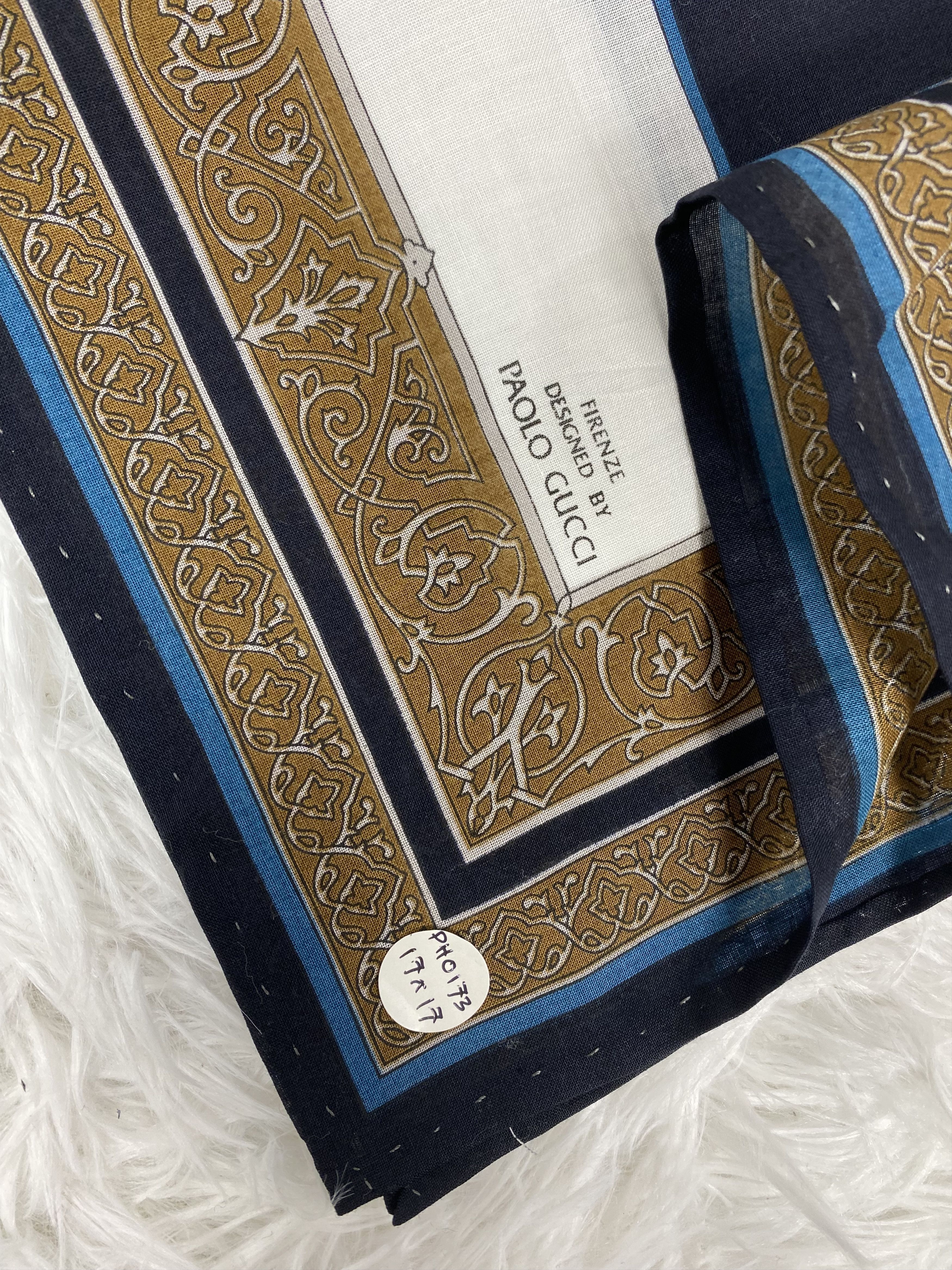 Paolo Gucci × Vintage Vintage Paolo Gucci Handkerchief Neckerchief PH0173 Size ONE SIZE - 2 Thumbnail