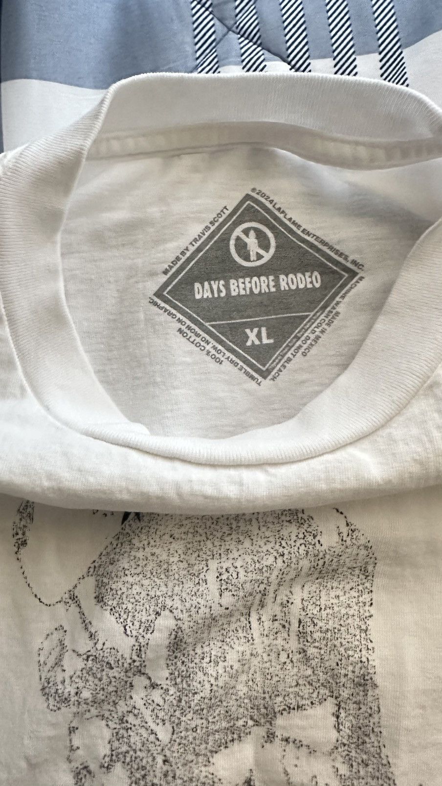 Sp5der × Travis Scott CJ X SP5DER Days Before Rodeo Tee Il Size US XL / EU 56 / 4 - 3 Thumbnail