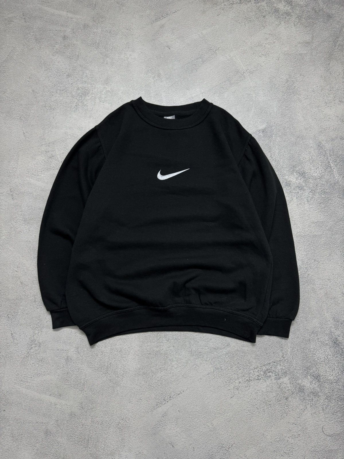 Nike Vintage Y2k Nike Sweatshirt Center Swoosh 00’s Size US M / EU 48-50 / 2 - 1 Thumbnail