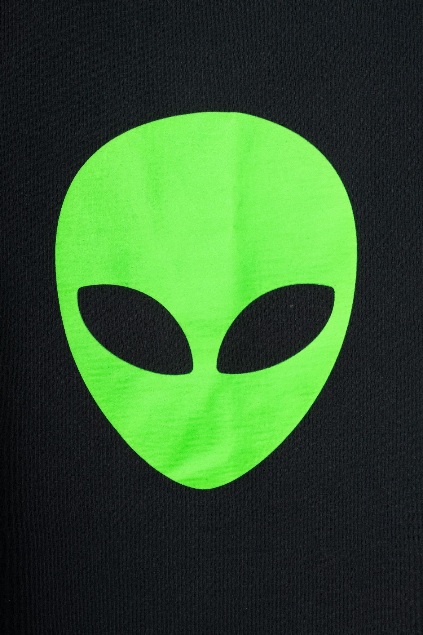 Balenciaga Balenciaga Black Alien-Graphic Distressed Cotton T-Shirt Size XS / US 0-2 / IT 36-38 - 6 Thumbnail