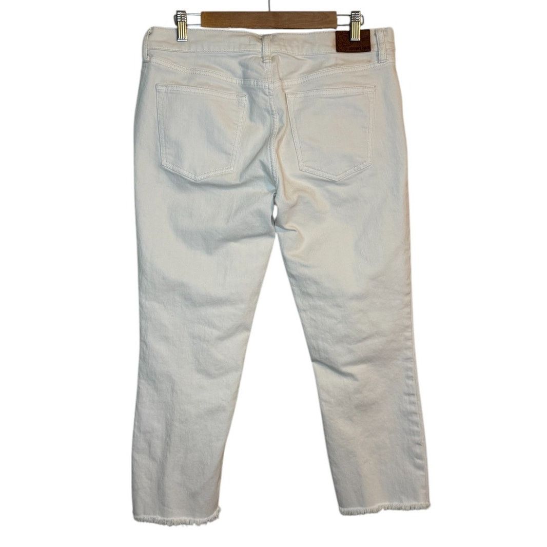 Johnny Was Johnny Was Jeans Women 28 Off White Cropped Boyfriend Size 28" / US 6 / IT 42 - 5 Thumbnail