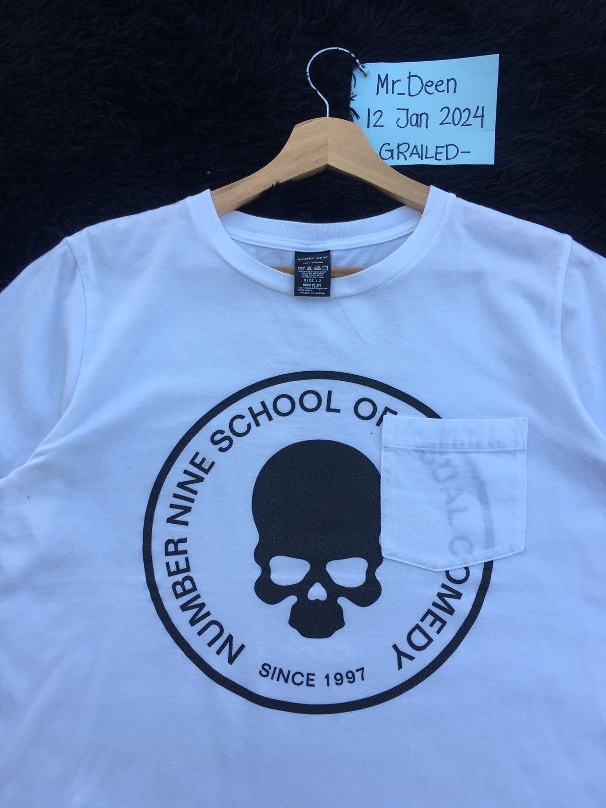 Number (N)ine Rare Number Nine Takahiromiyashita School of Visual Comedy T Size US M / EU 48-50 / 2 - 6 Thumbnail