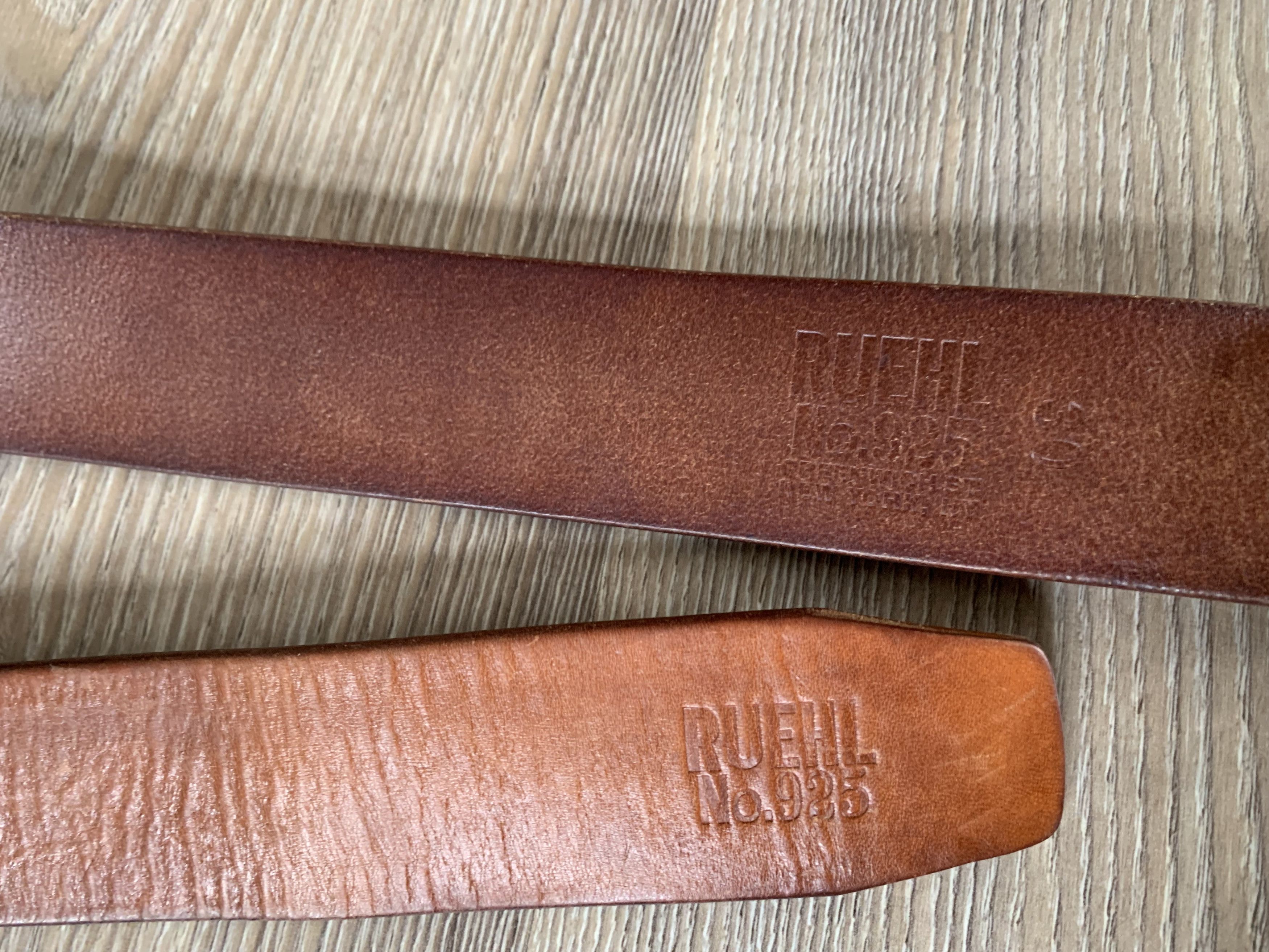 Ruehl No. 925 Vintage Ruehl No.925 Distressed Brown Leather Belt Size ONE SIZE - 6 Thumbnail