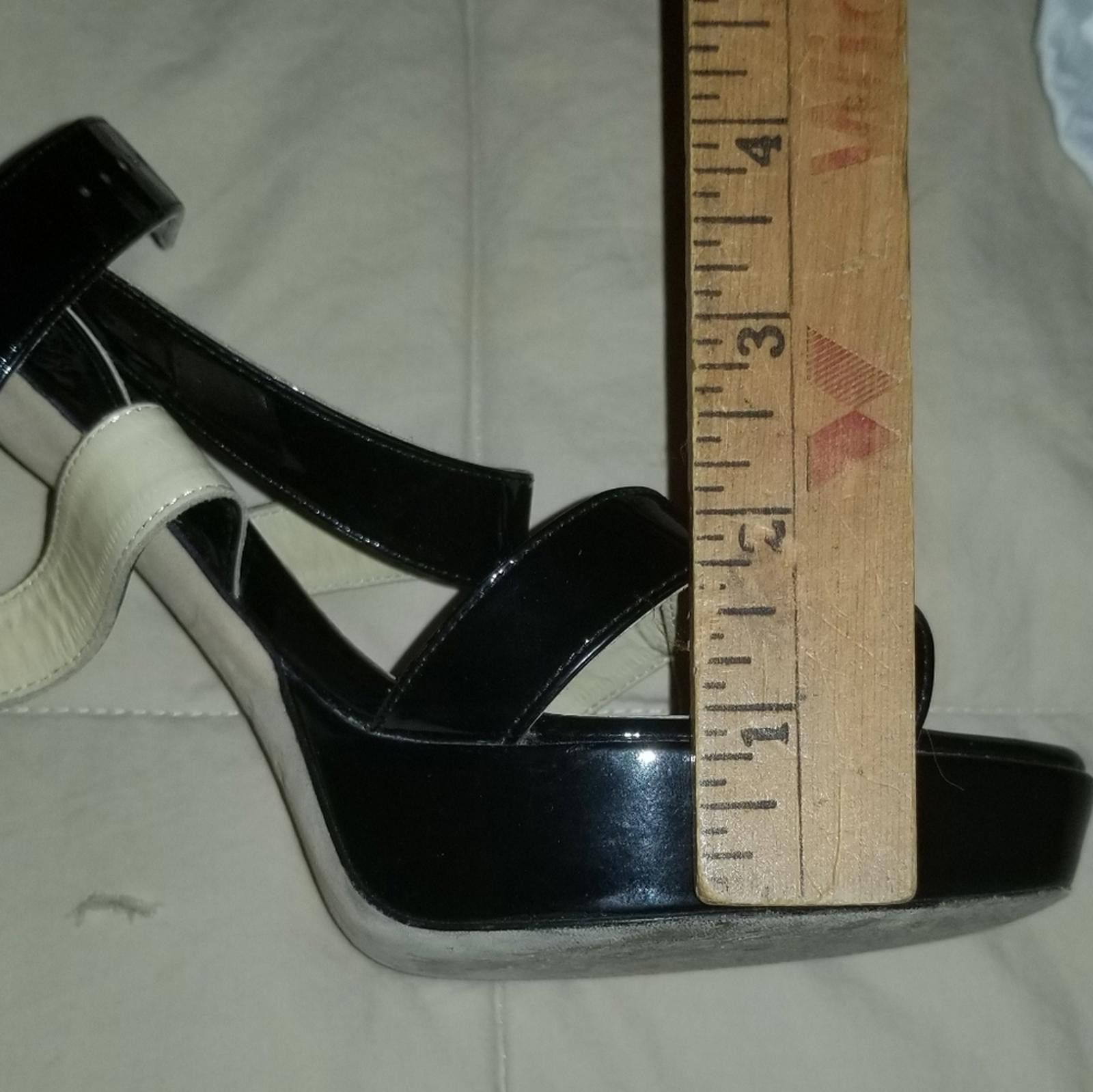 Jimmy Choo Jimmy Choo Black Patent Leather High Heel Sandals Shoes 39 Size US 8.5 / IT 38.5 - 7 Thumbnail