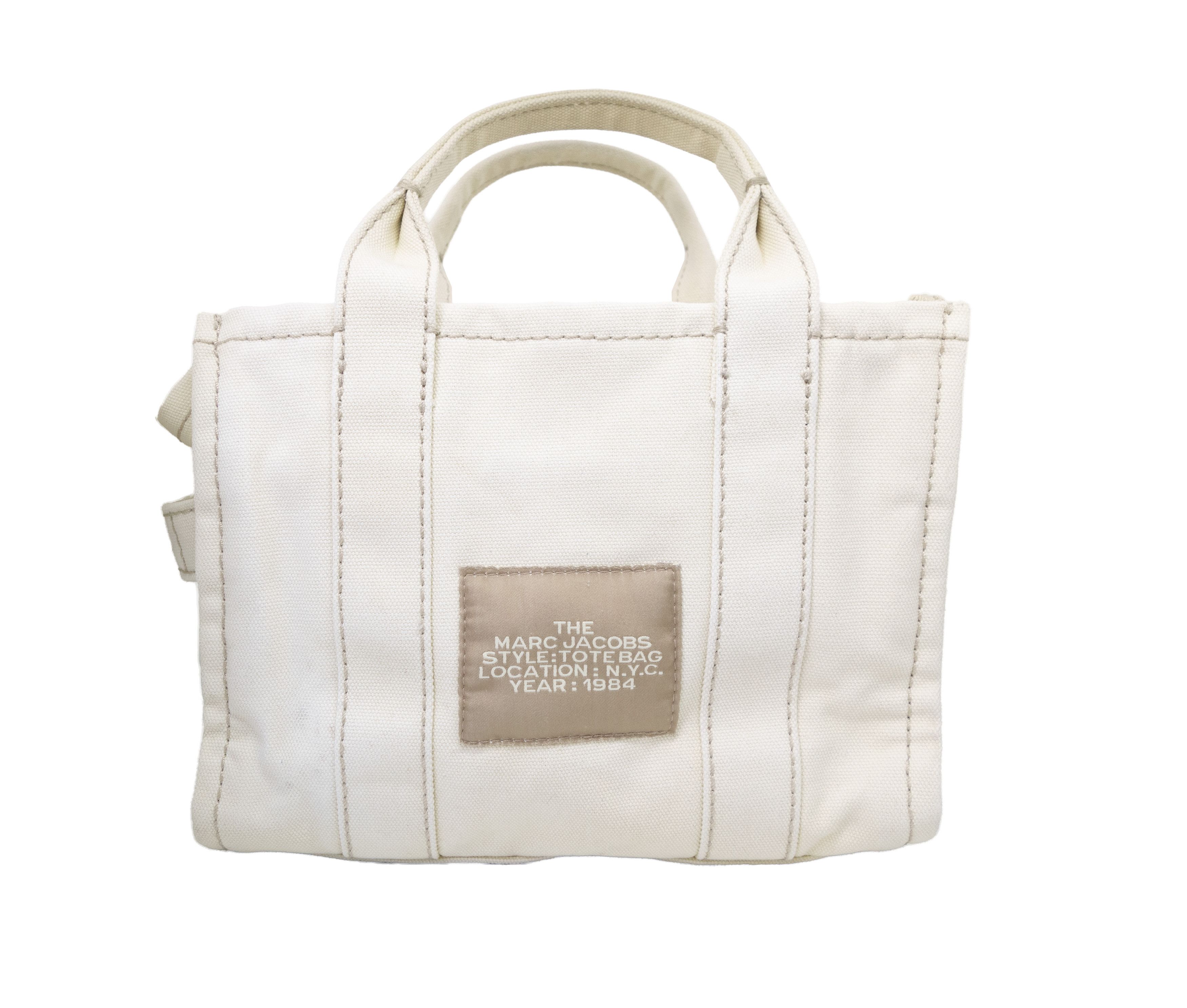 Marc Jacobs The Small Tote Bag Logo Canvas Bag Size ONE SIZE - 2 Thumbnail