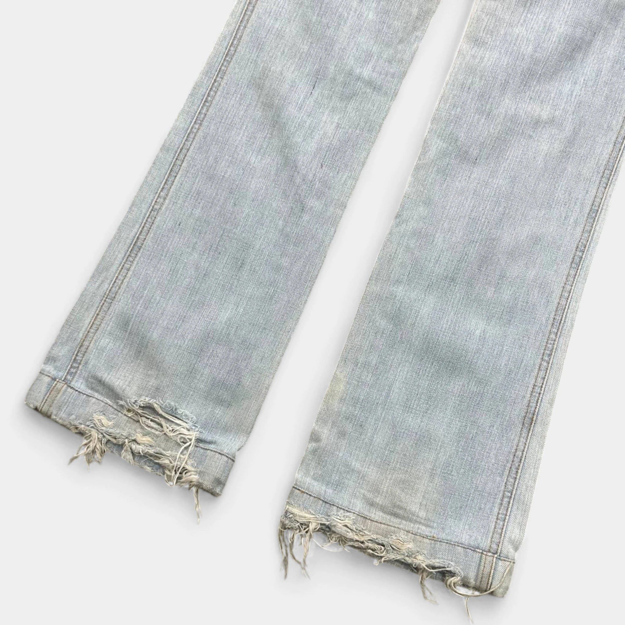 Dolce & Gabbana Dolce & Gabbana Studded Flared Denim Jeans Size US 30 / EU 46 - 9 Thumbnail