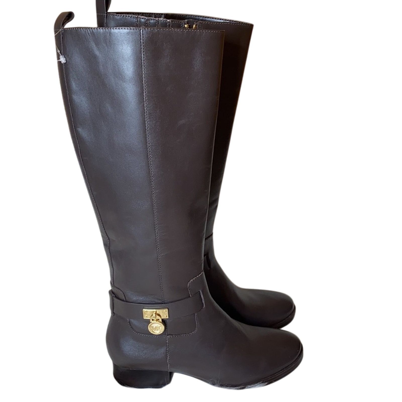 Michael Kors Michael Kors Ryan Leather Riding Boots 5.5 NWOT Size US 5.5 / IT 35.5 - 4 Thumbnail