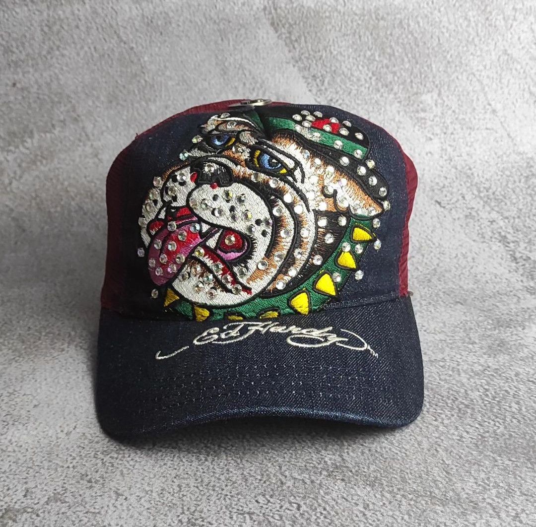 image of Avant Garde x Ed Hardy Vintage Embroidered Hat Ed Hardy, Men's
