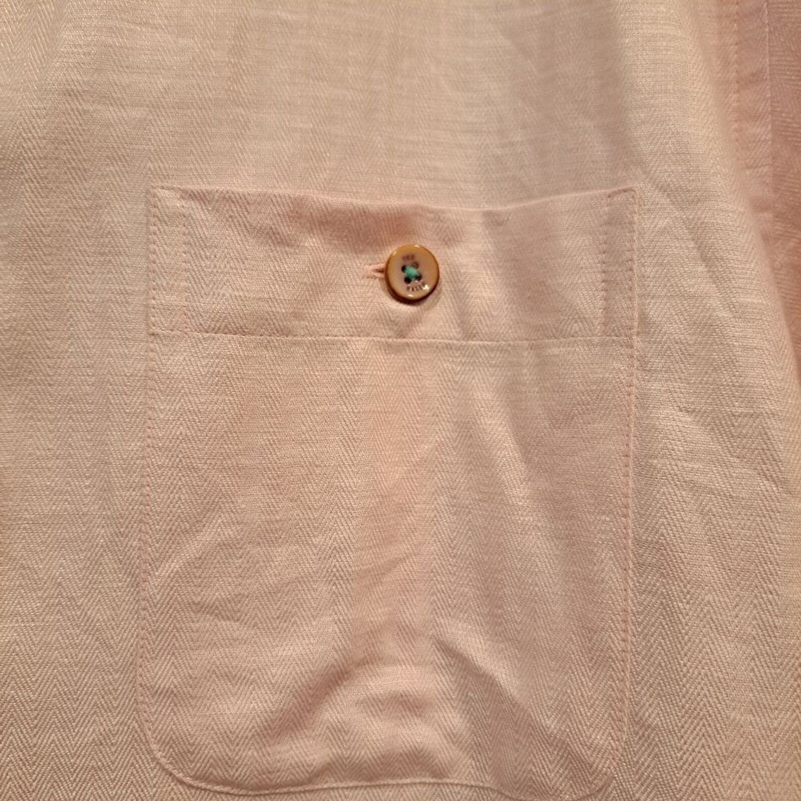 Ted Baker Ted Baker London linen cotton blend pale pink shirt size 6 Size M / US 6-8 / IT 42-44 - 5 Thumbnail