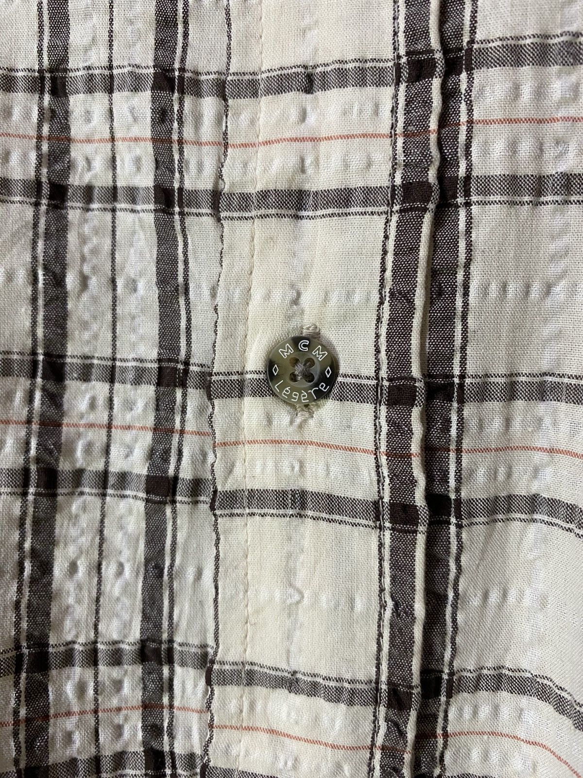 MCM Mcm Legere Plaid Shirt Size US M / EU 48-50 / 2 - 5 Thumbnail