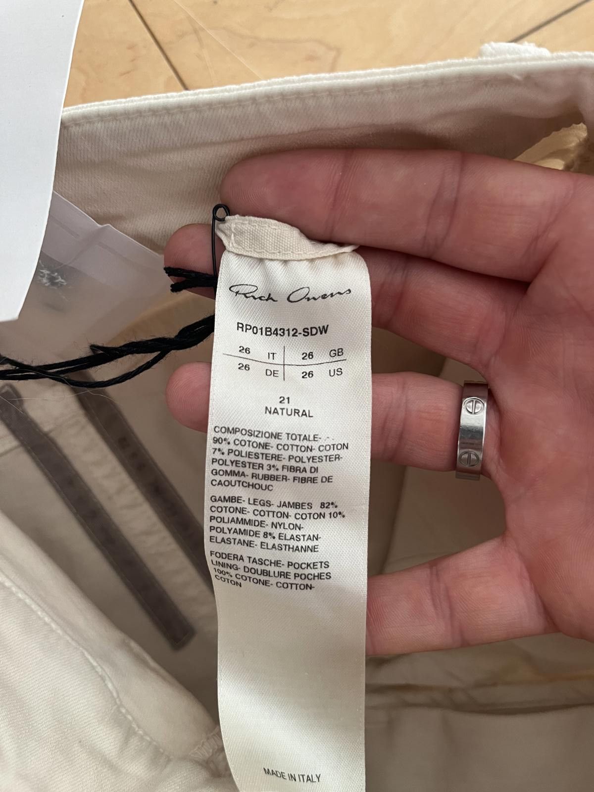 Rick Owens NWD - Rick Owens SS22 Fogachine Spartan Jeans Prod. sample Size 26" / US 2 / IT 38 - 8 Thumbnail