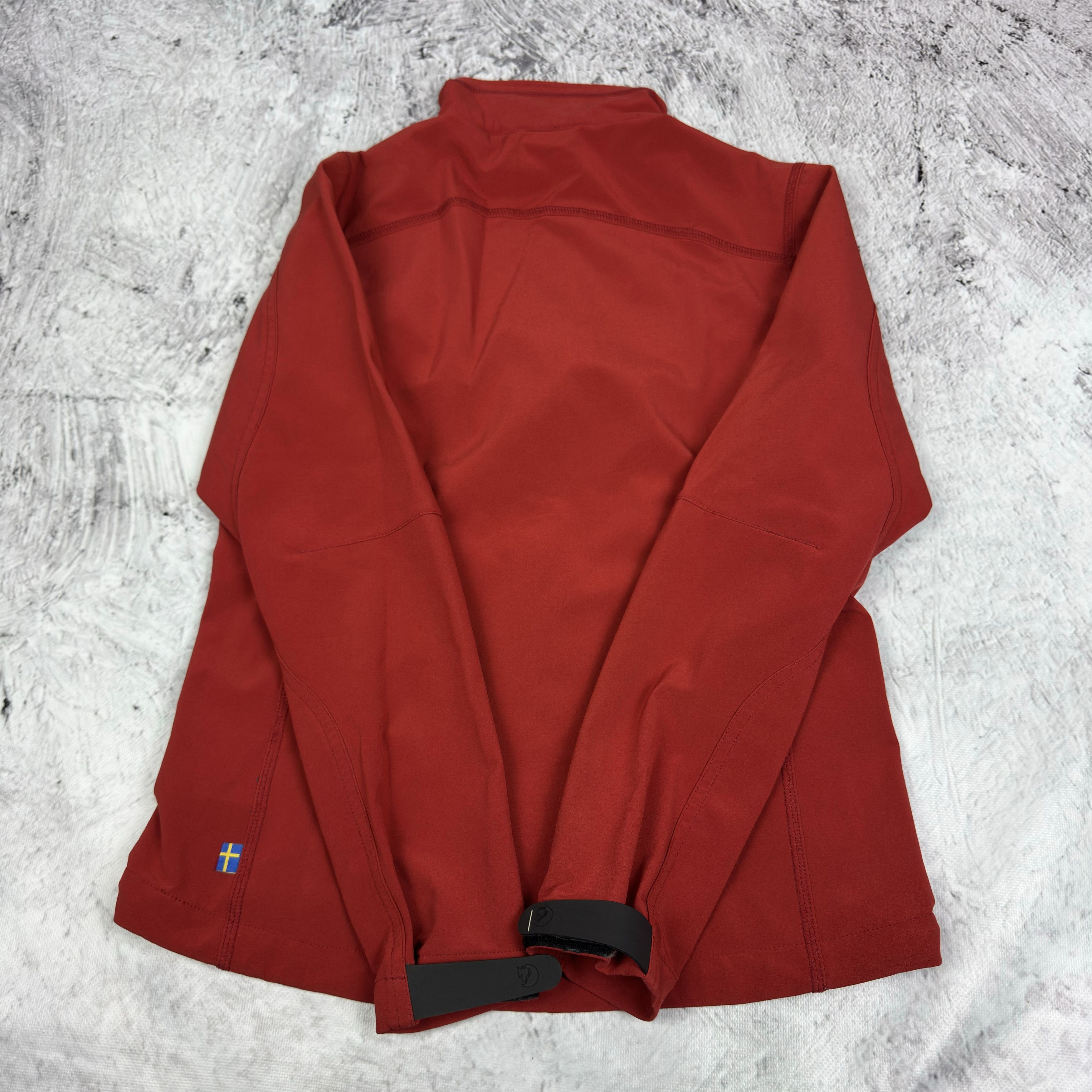 Fjallraven Fjällräven Women's Red Softshell Gorpcore Full Zip Jacket XS Size XS / US 0-2 / IT 36-38 - 8 Thumbnail