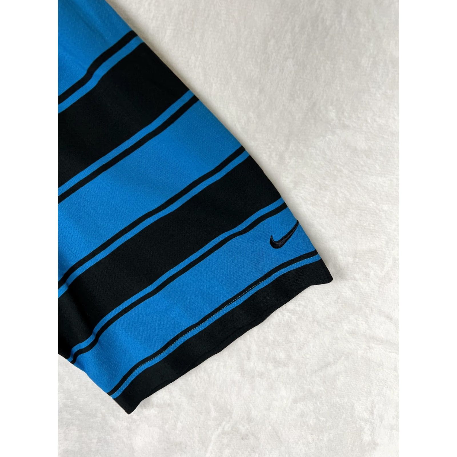 Nike Nike Golf Polo Shirt Mens XL Blue Striped Dri-FIT Swoosh Logo Shirt Size US XL / EU 56 / 4 - 3 Thumbnail