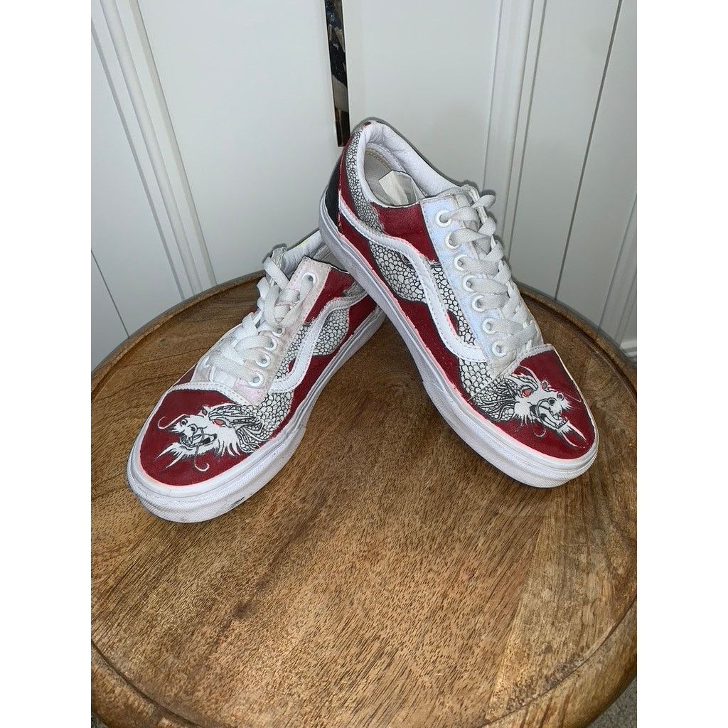 Vans Vans Dragon Design Sneakers Multicolor Unisex Size 6.5/8 Size US 6.5 / EU 39-40 - 1 Thumbnail