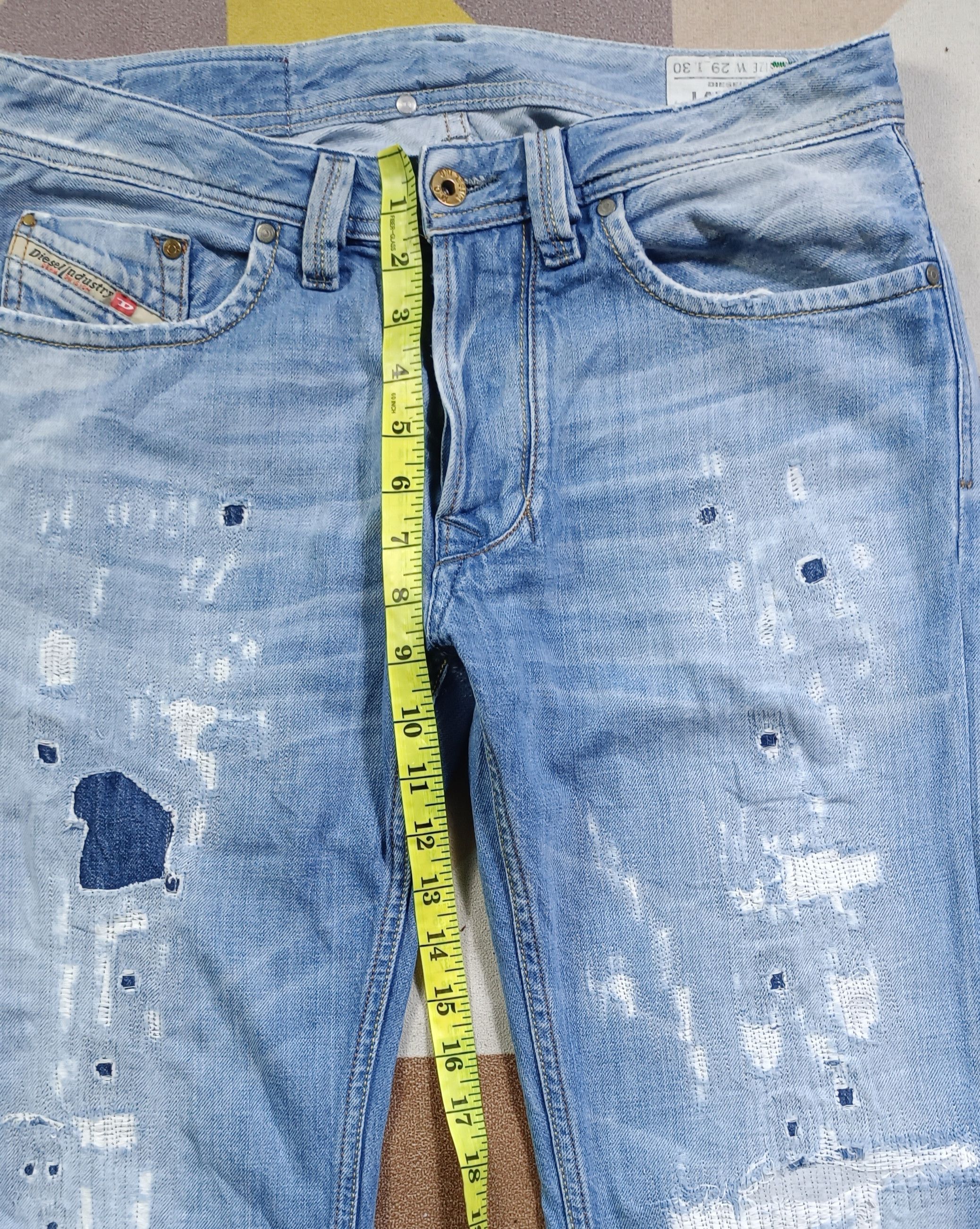 Diesel 🔥 Distressed Denim Diesel LARKEE straight cut Size US 32 / EU 48 - 19 Thumbnail