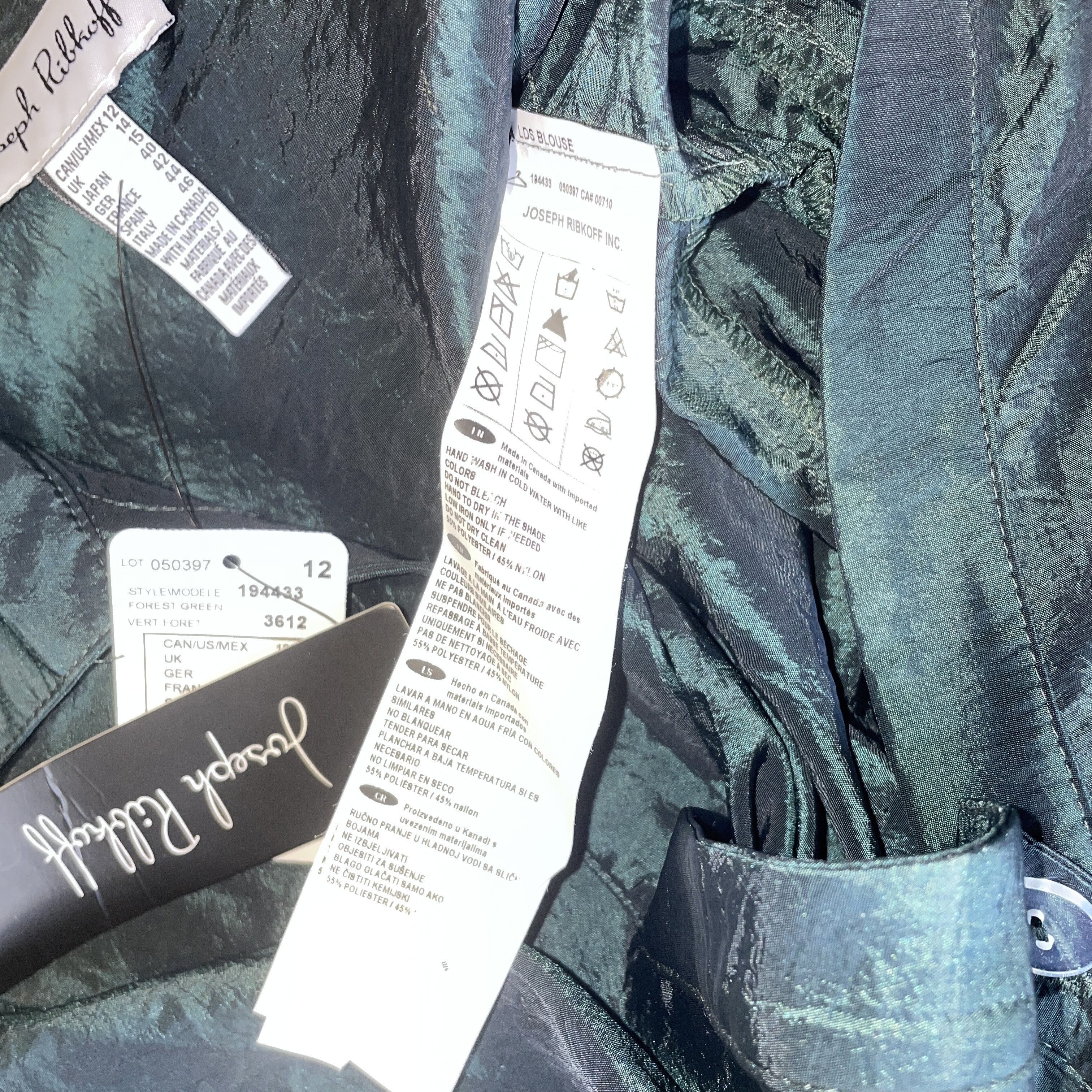 Joseph Ribkoff Joseph Ribkoff – 194433 Jacket Fastened with Buttons Size 42 Size M / US 6-8 / IT 42-44 - 3 Thumbnail