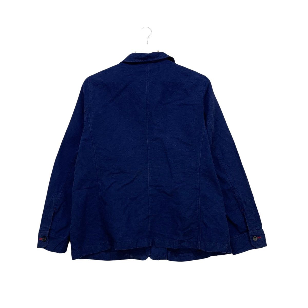 Indigo × Vintage Italian Designer Ines De La Fressance Indigo Jacket Size L / US 10 / IT 46 - 2 Thumbnail