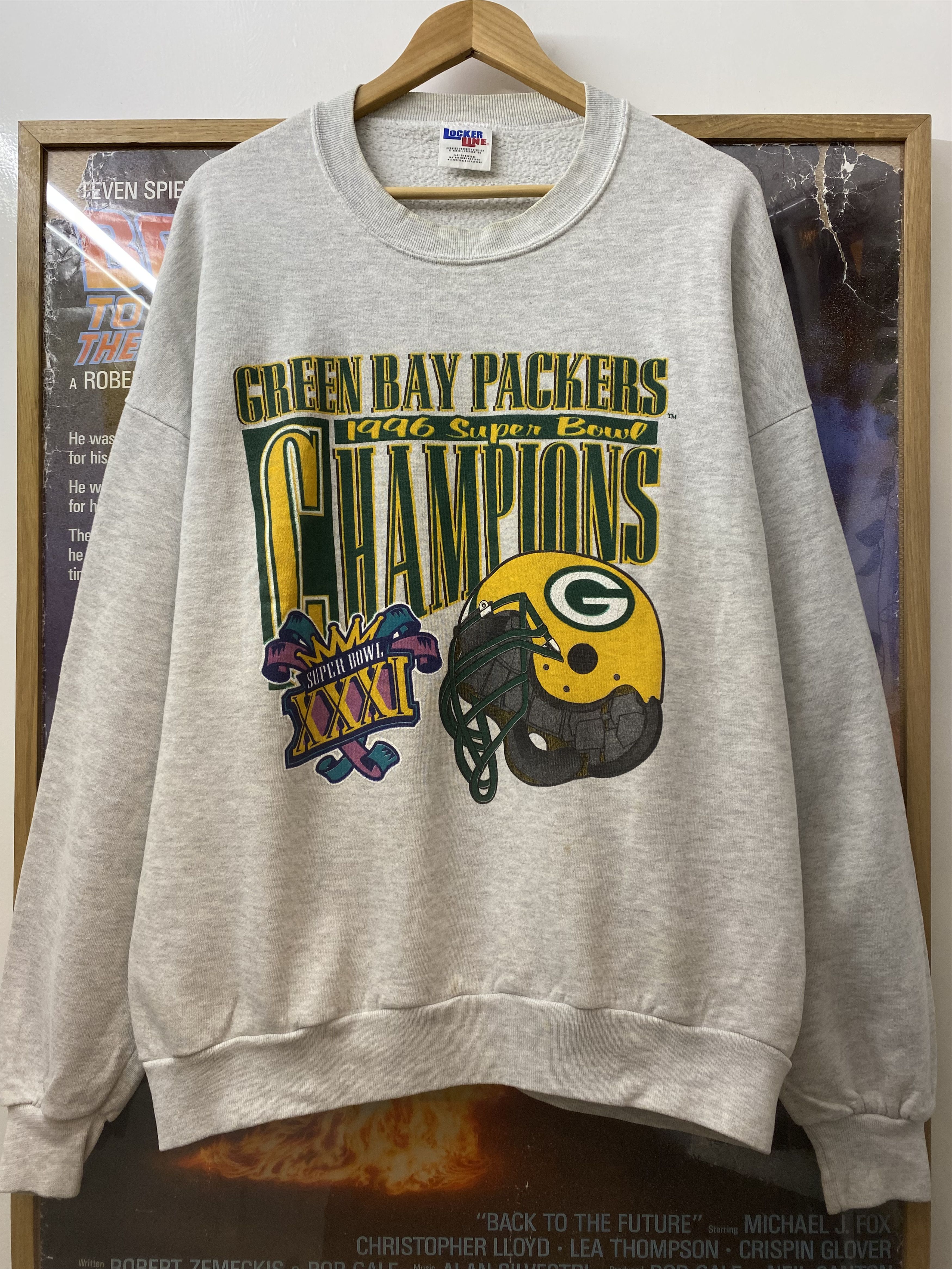Russell Athletic 1996 NFL Green Bay Packers Super Bowl Champions Jumper Size US XXL / EU 58 / 5 - 1 Thumbnail