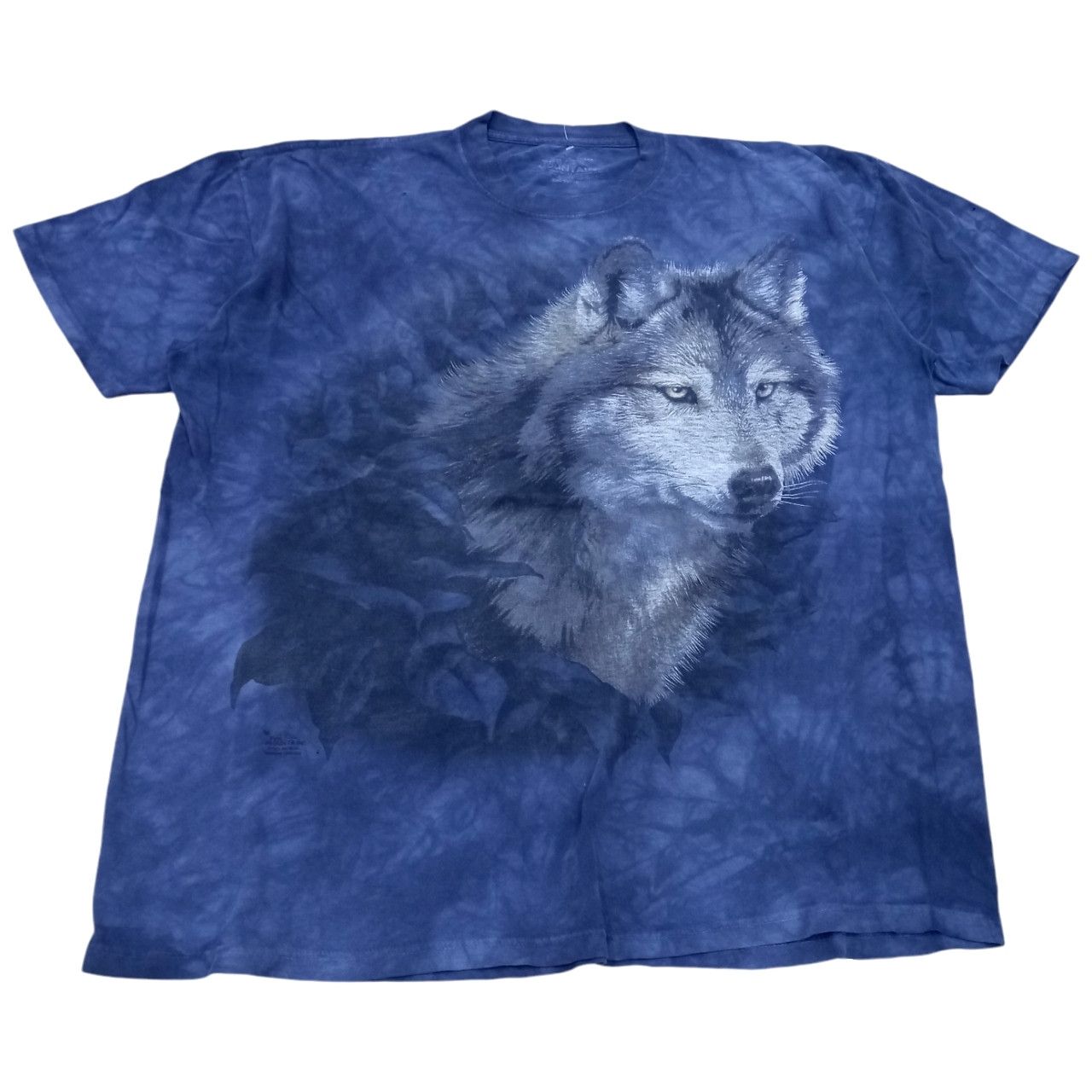 The Mountain The Mountain Distressed Washed Blue Wolf Fullprint Size US XXL / EU 58 / 5 - 1 Thumbnail