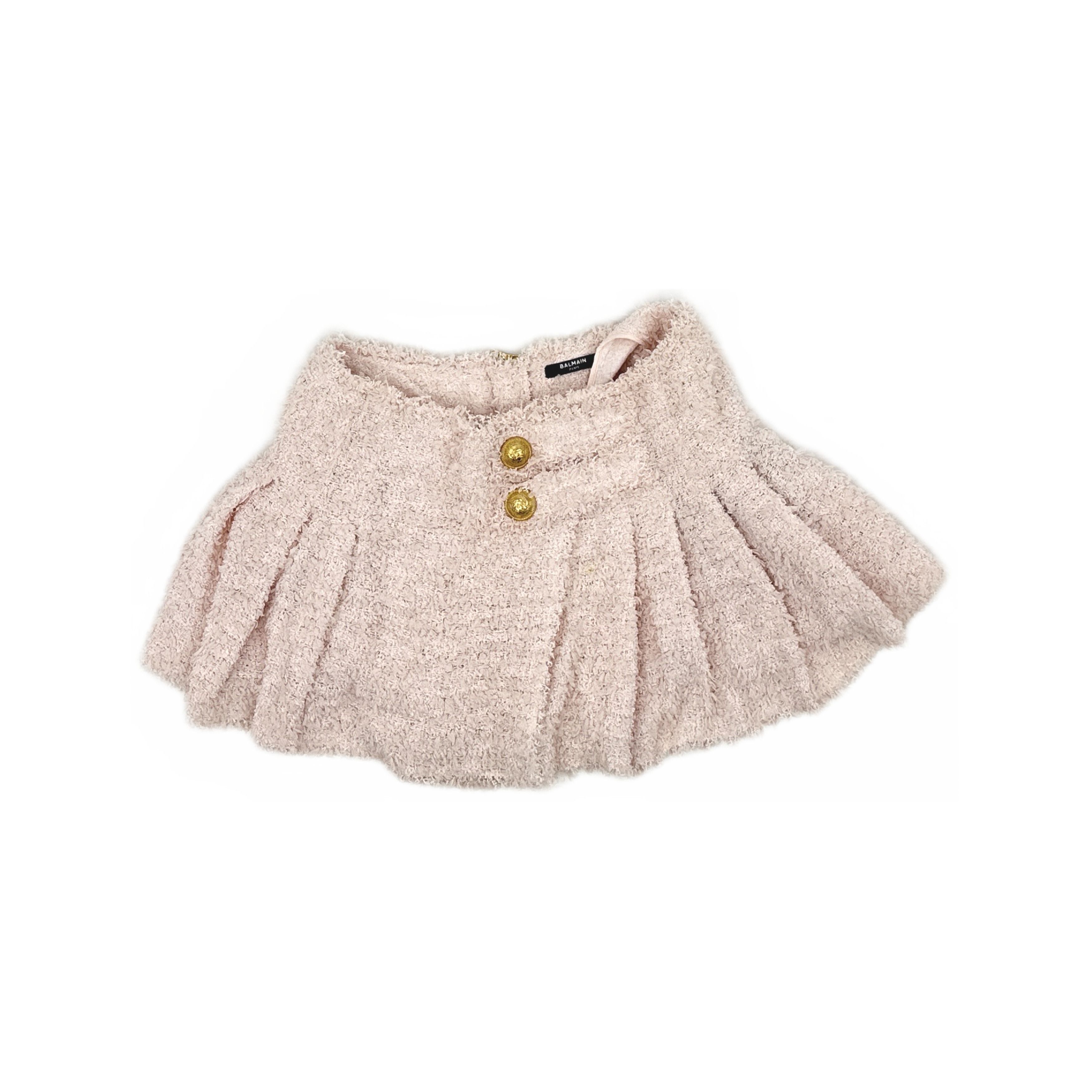 Balmain Balmain Pleated Mini Skirt Size 36 Size 26" / US 2 / IT 38 - 1 Thumbnail