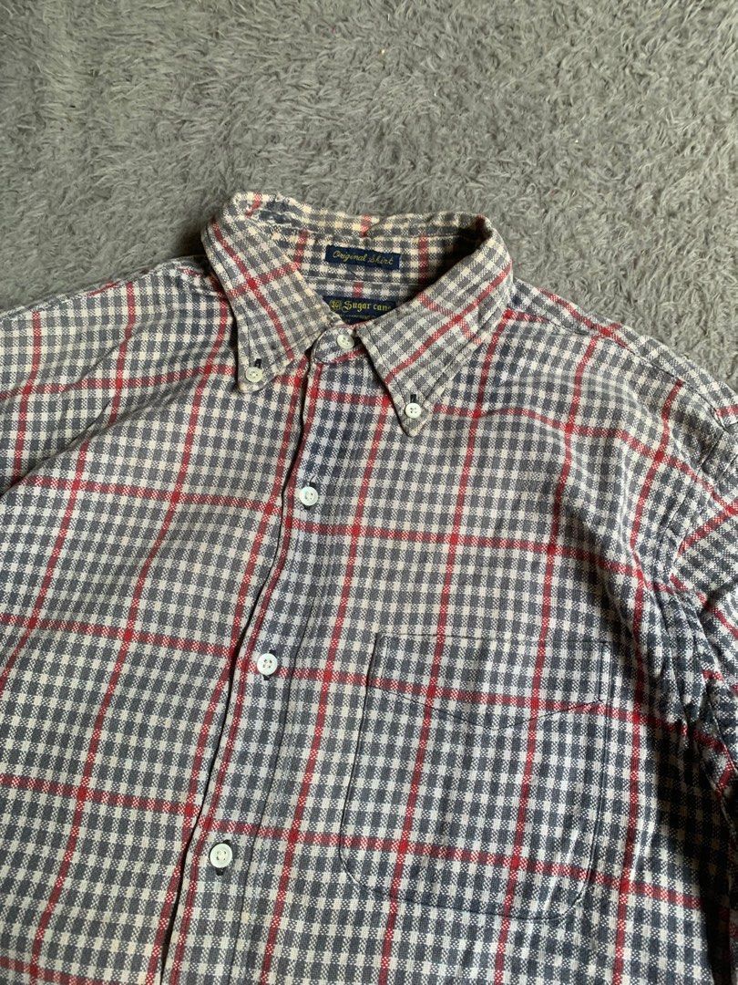 Sugar Cane Vintage Sugar Cane Japan Flannel Plaid Shirt Size US L / EU 52-54 / 3 - 7 Thumbnail