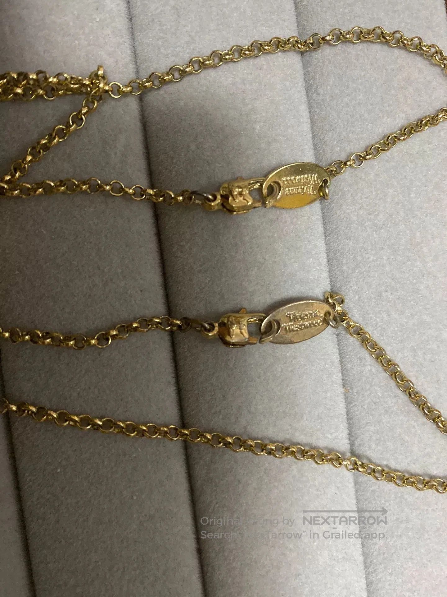 Vivienne Westwood Vivienne Westwood Pink Crystal Saturn Necklace. Size ONE SIZE - 7 Thumbnail